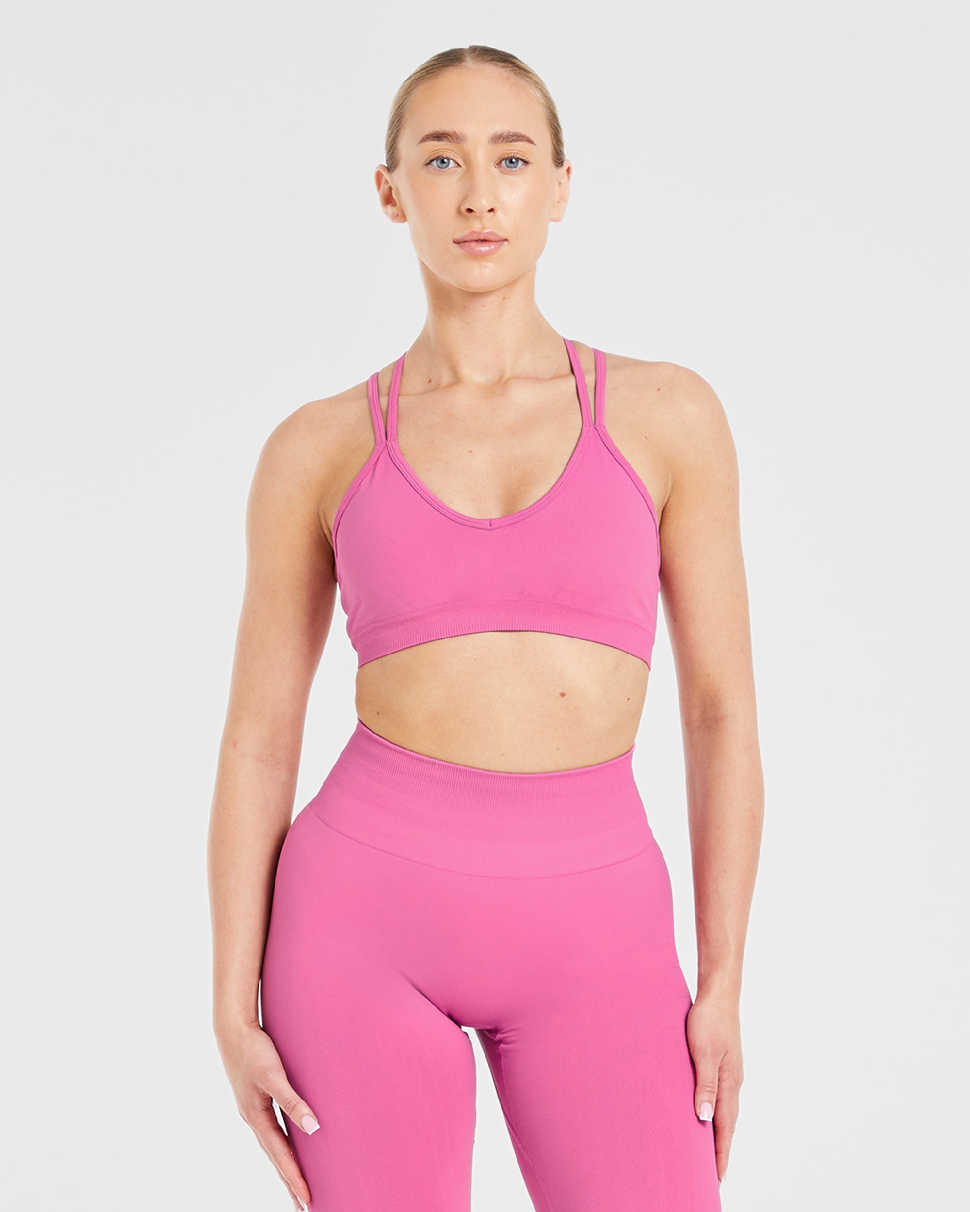 Power Seamless Sports Bra - Rose