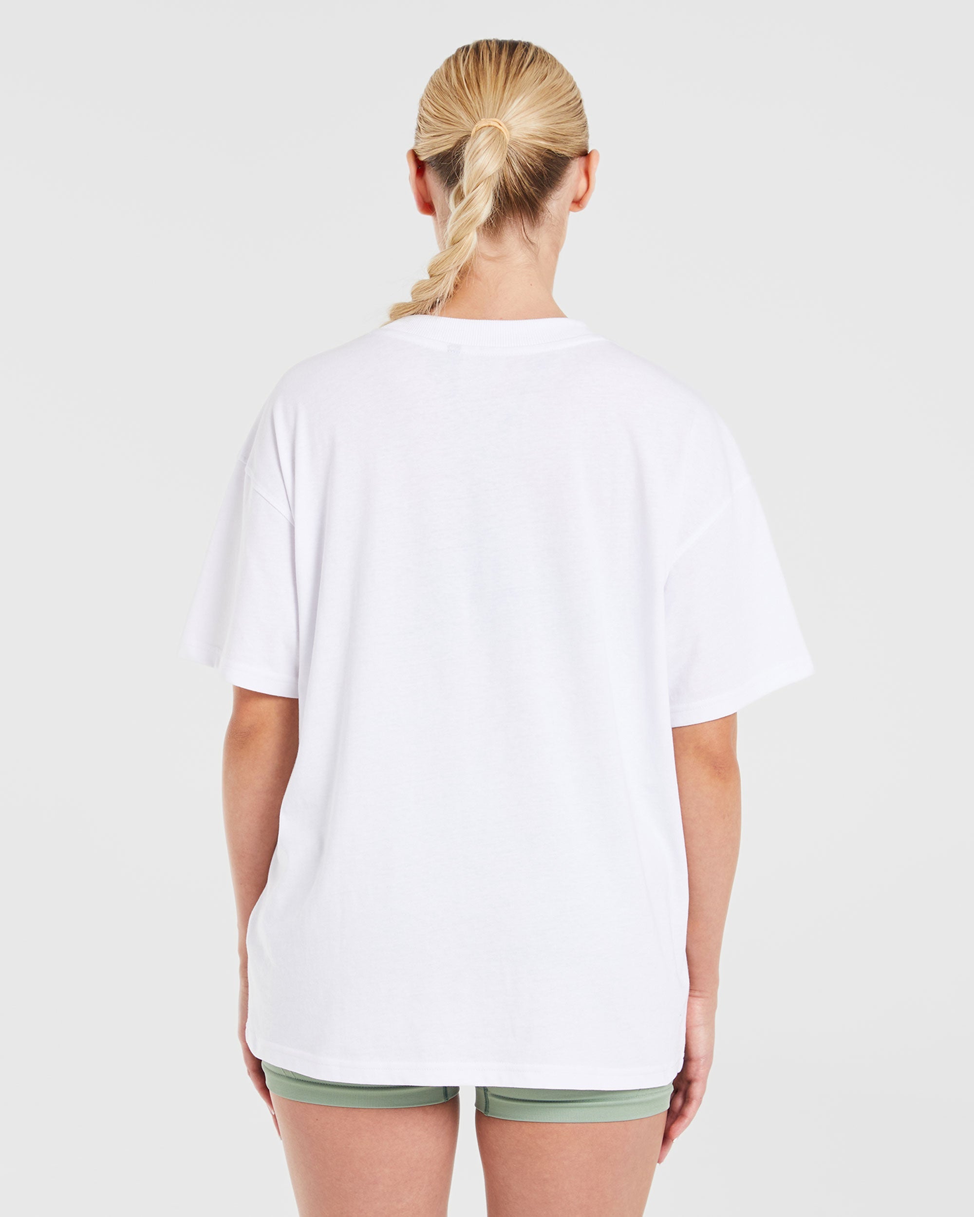 AYBL Lift Oversized T Shirt - Blanc