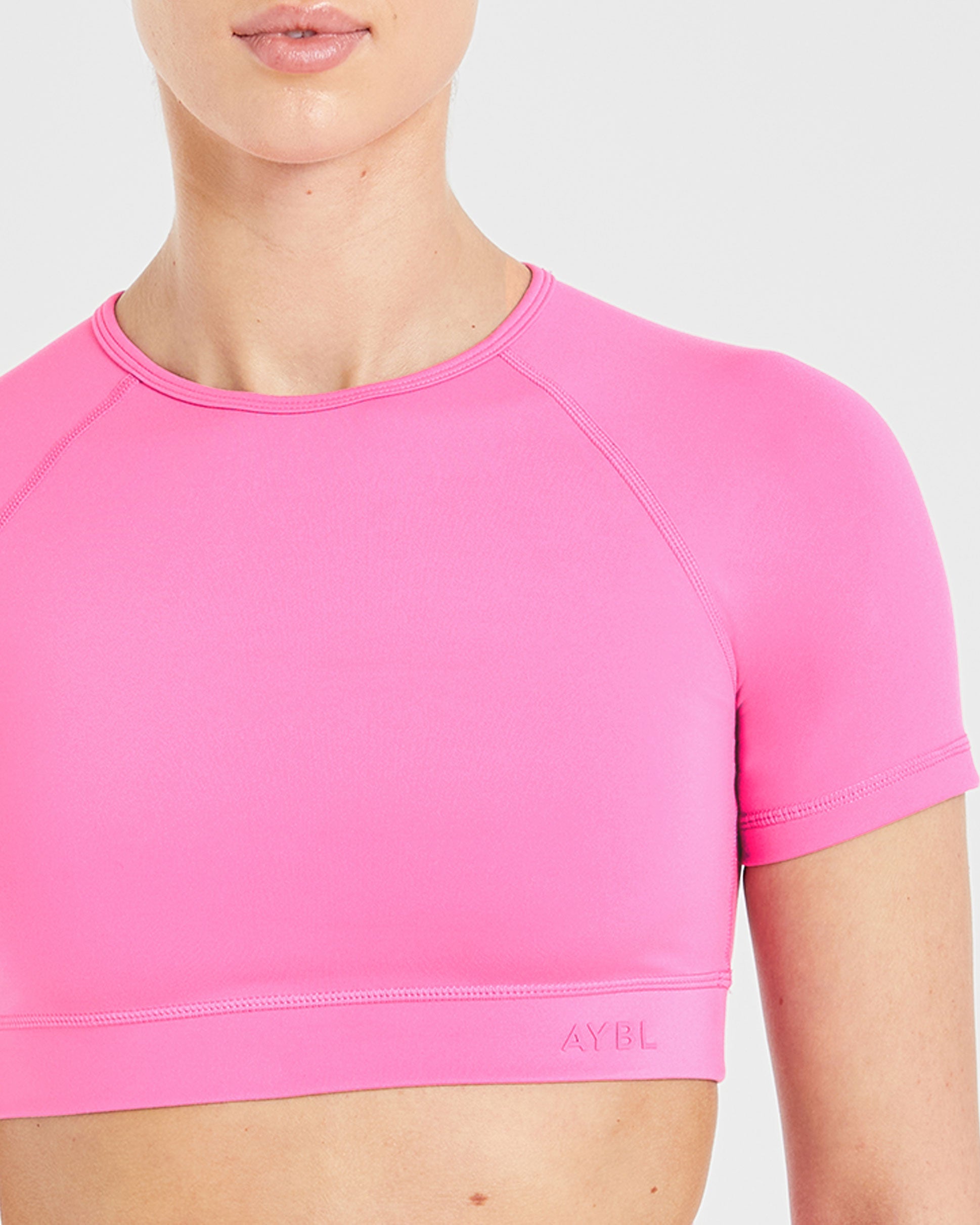 Staple Crop Top - Summer Rose