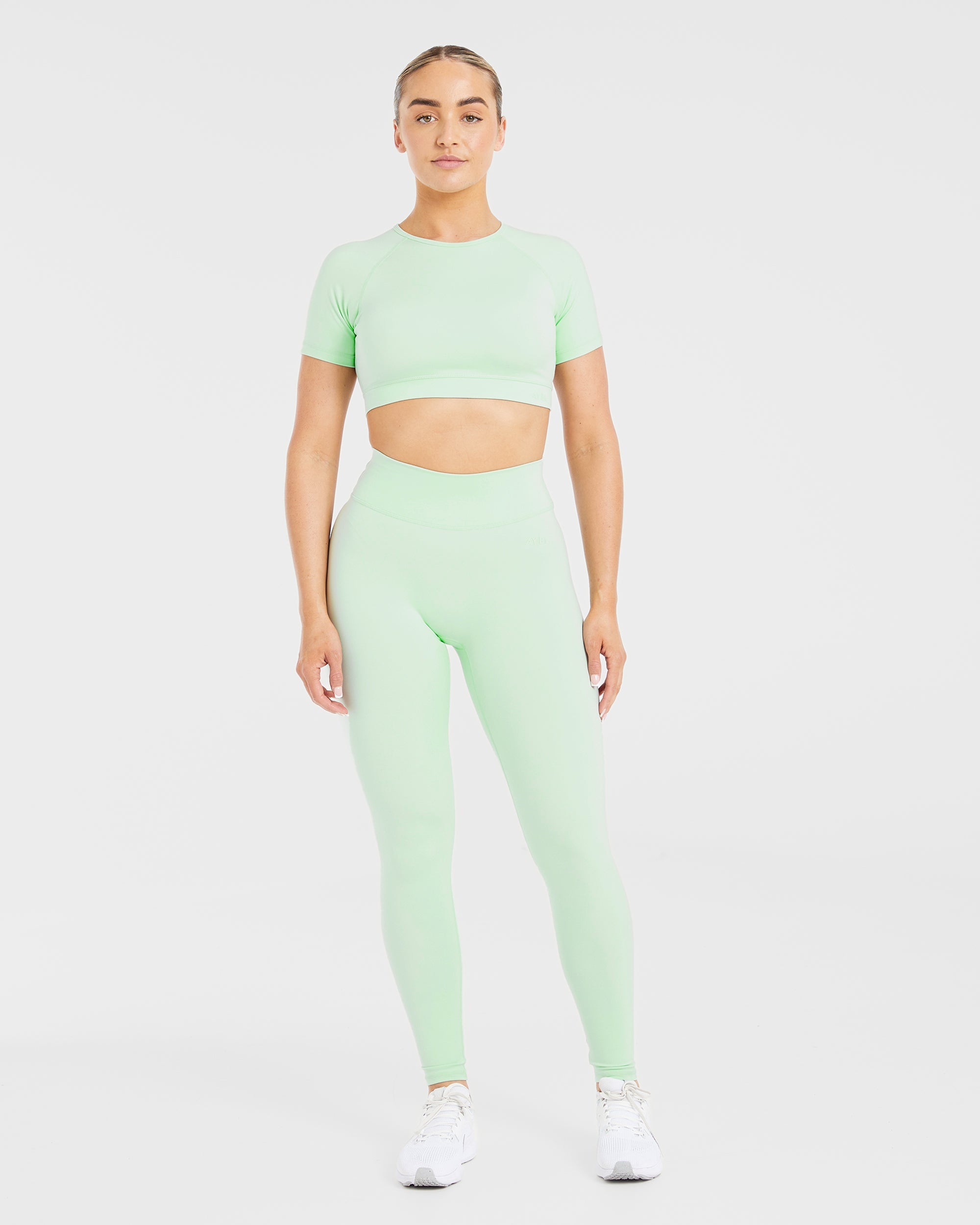 Staple Crop Top - Mint Vert