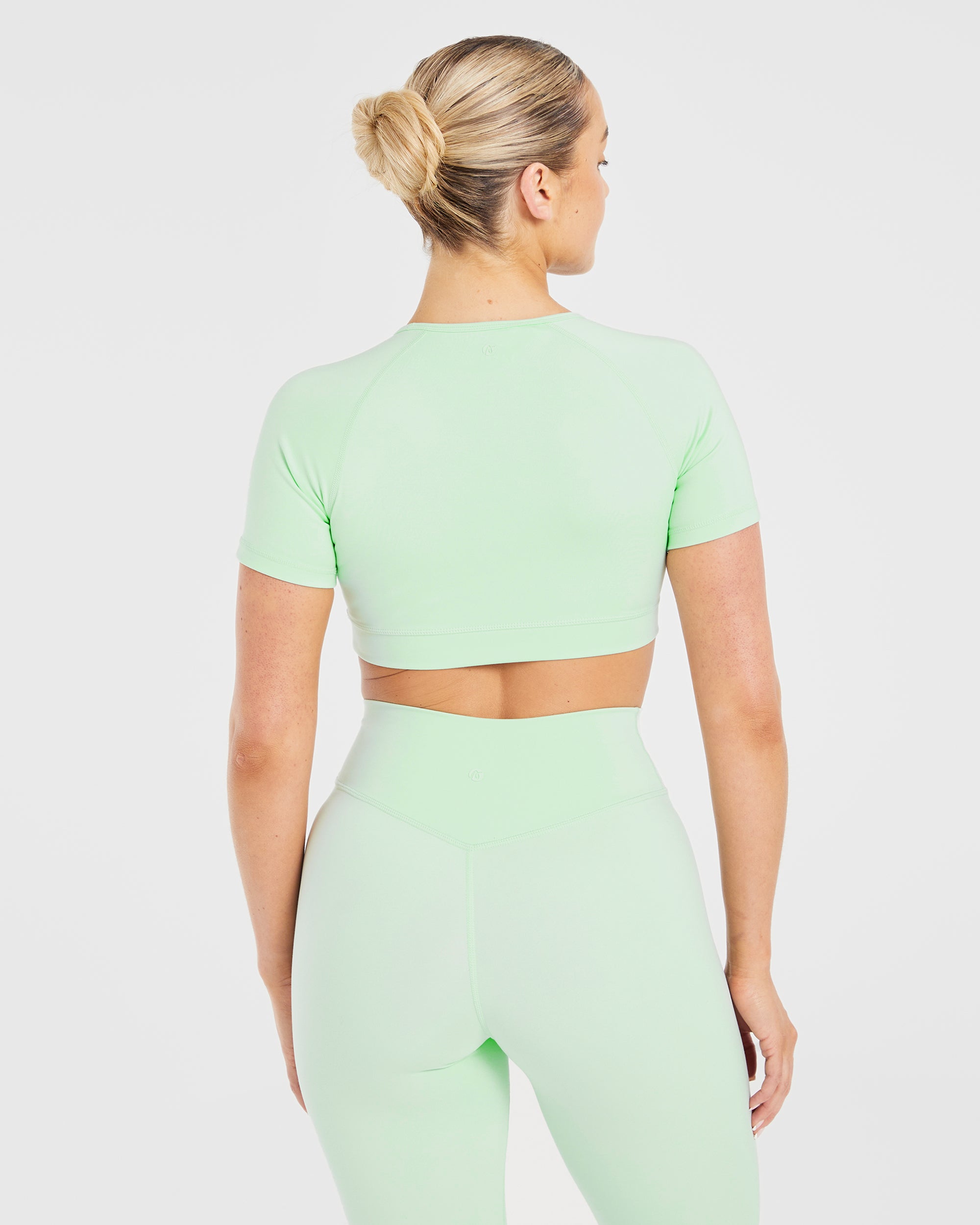 Staple Crop Top - Mint Vert