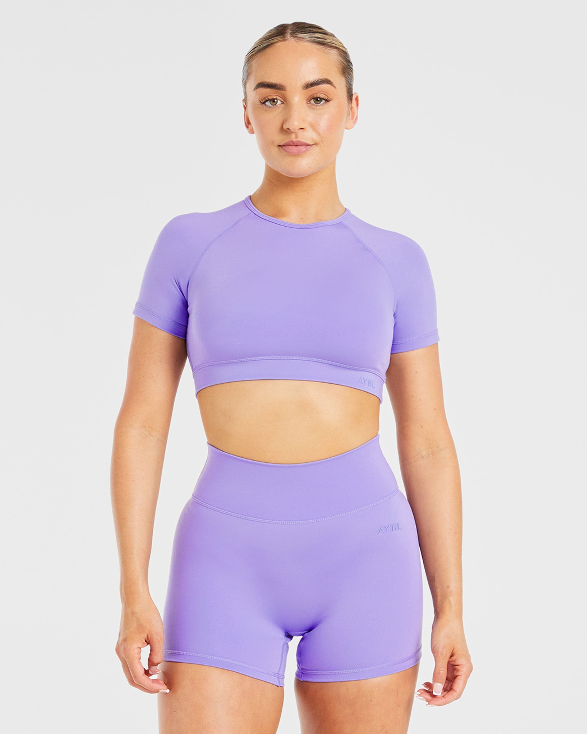 Staple Crop Top - Vibrant Violet