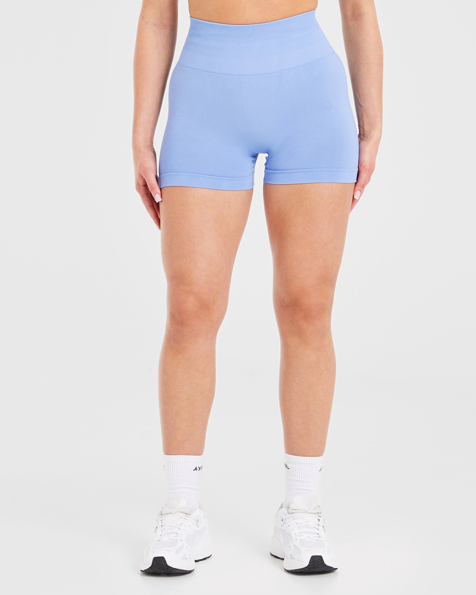 Power Seamless Shorts - Bleu