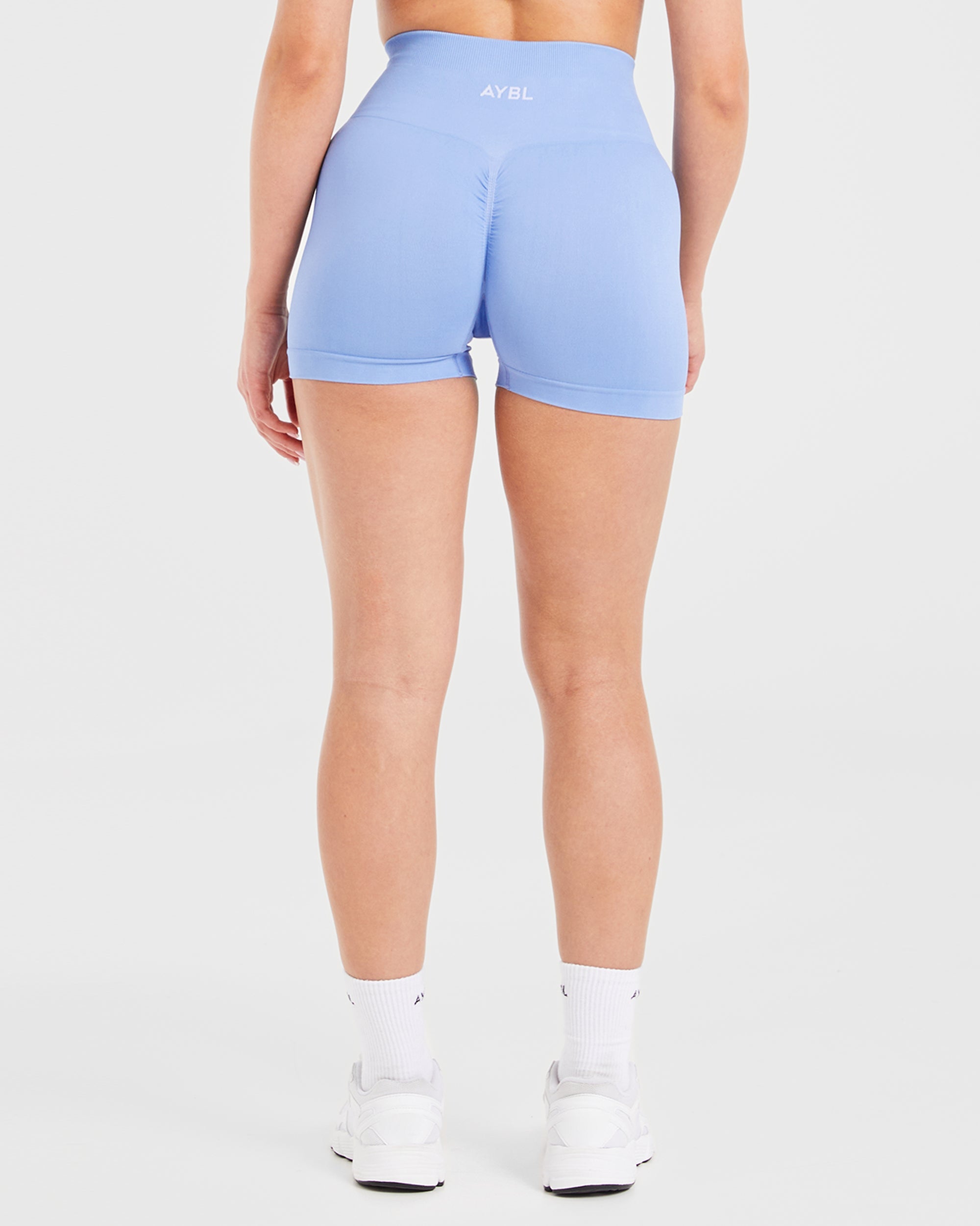 Power Seamless Shorts - Bleu