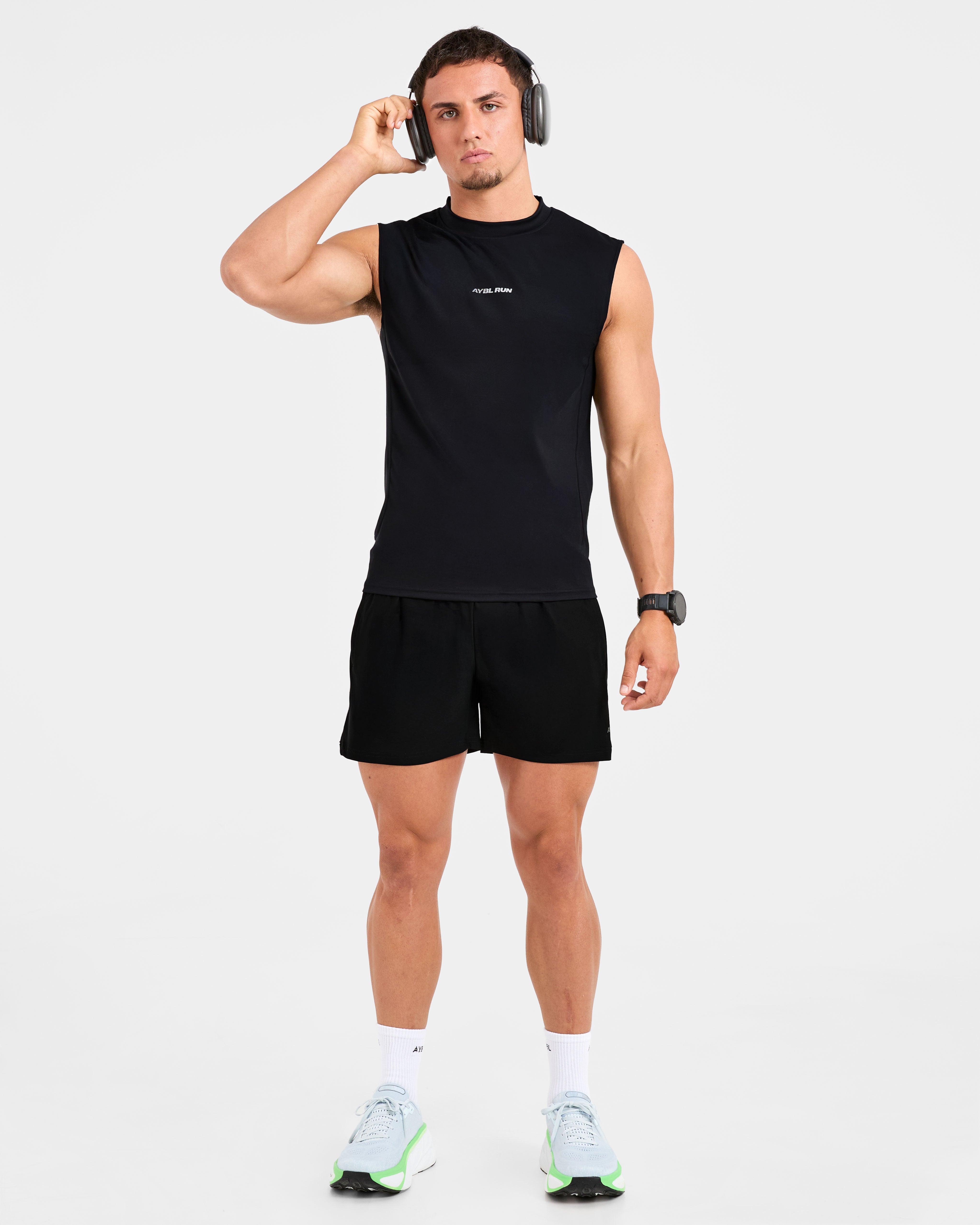 Run Slim Tank - Noir