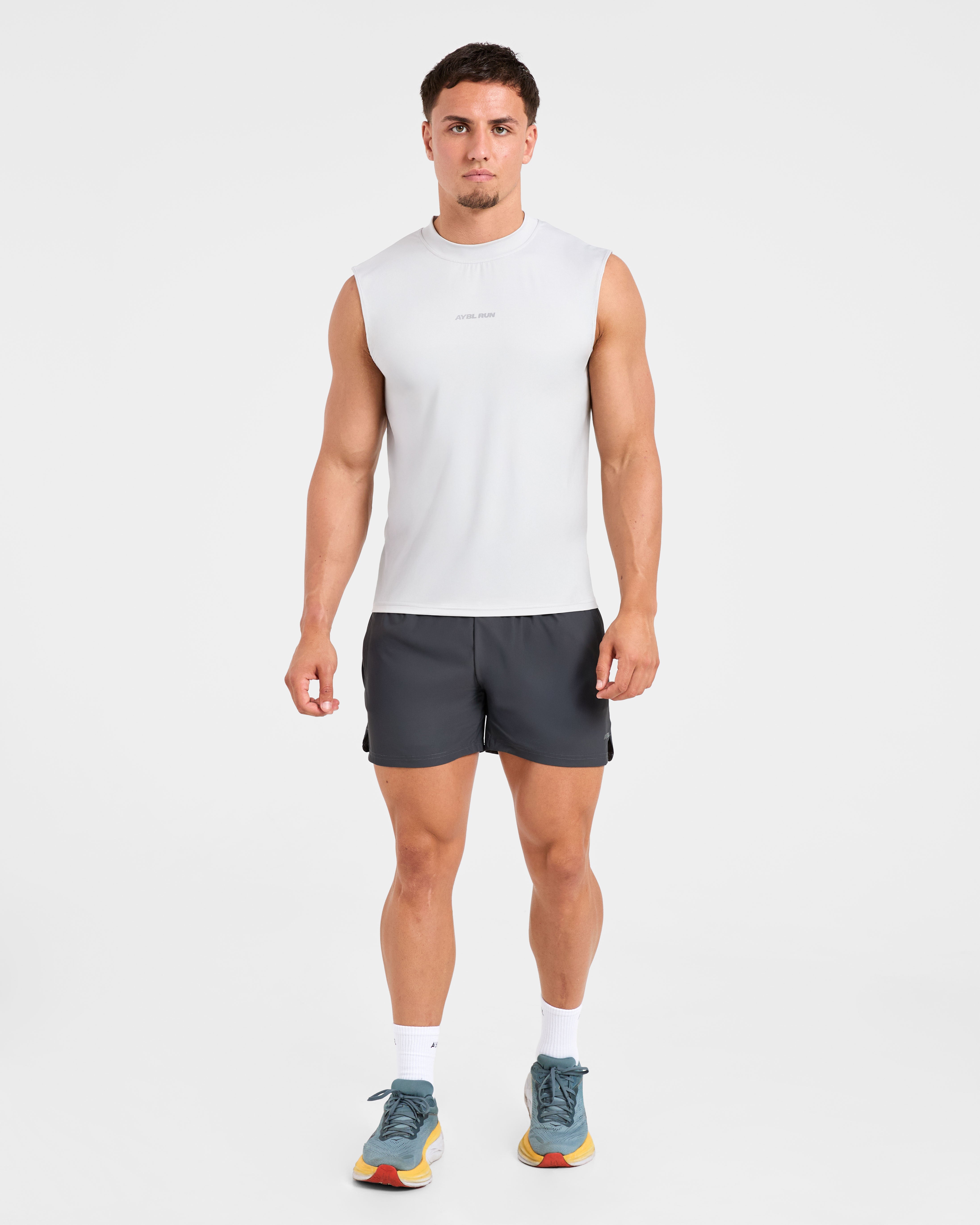 Run Slim Tank - Ice Gris