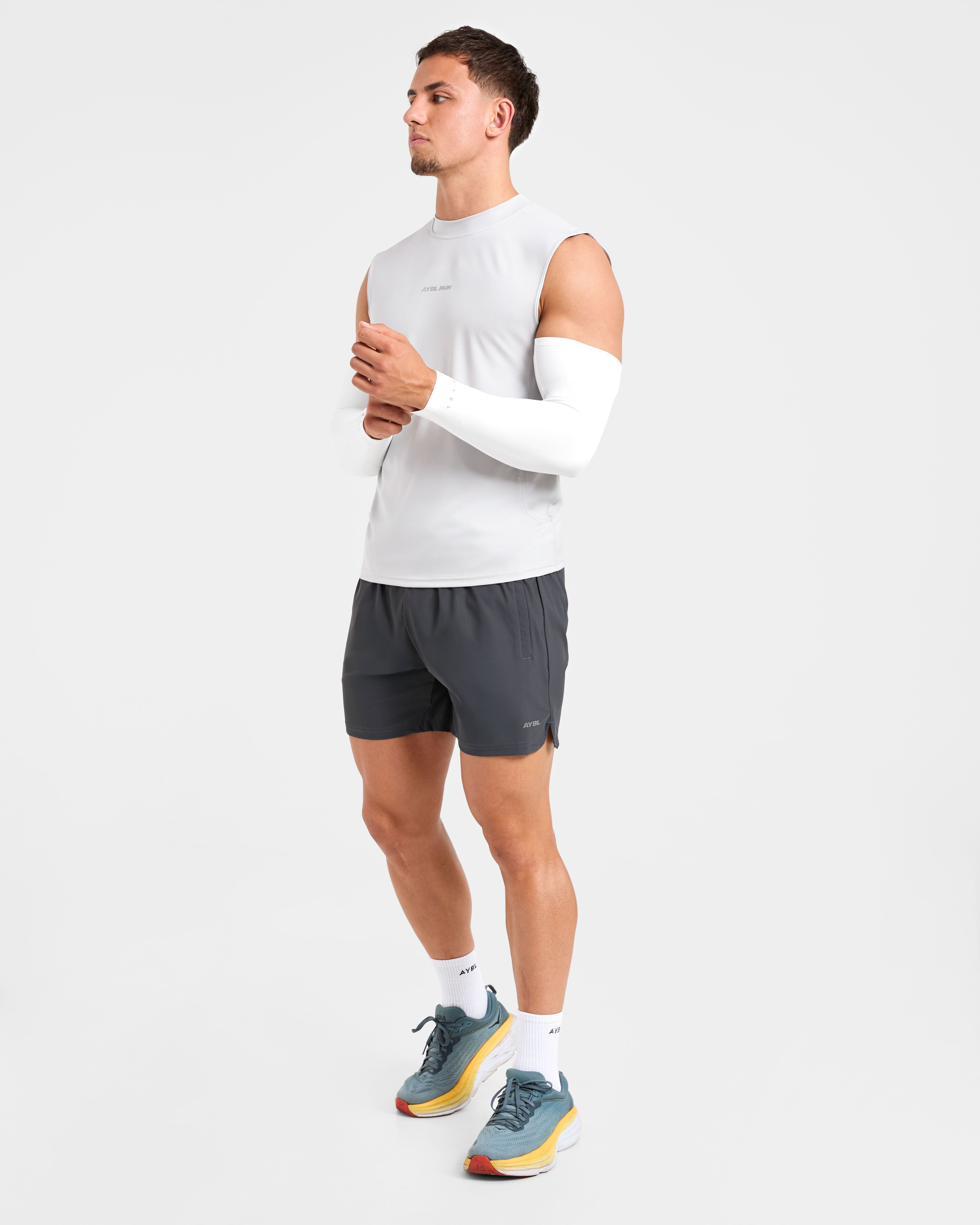 Run Slim Tank - Ice Gris