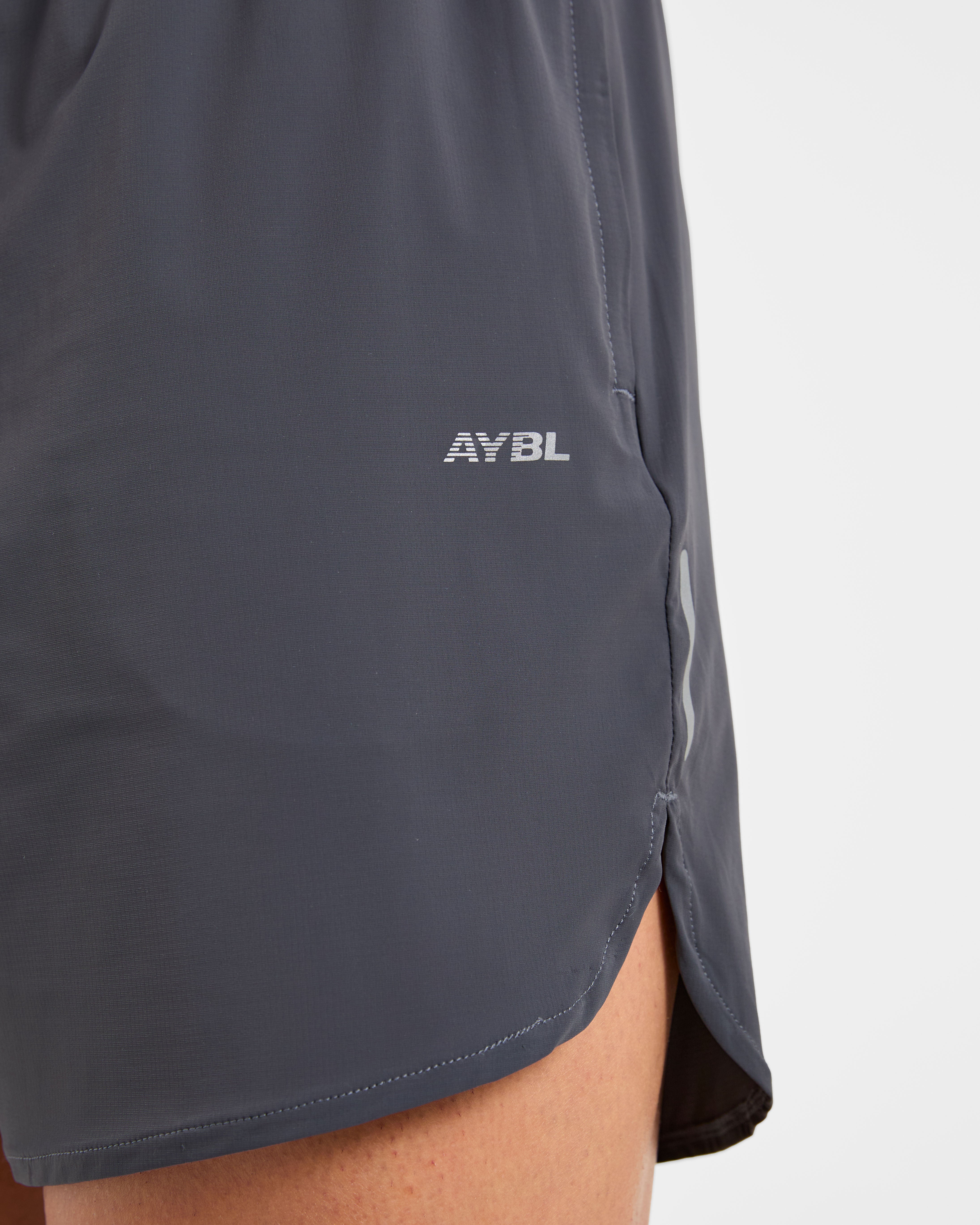 Run Speed Shorts - Hurricane Gris