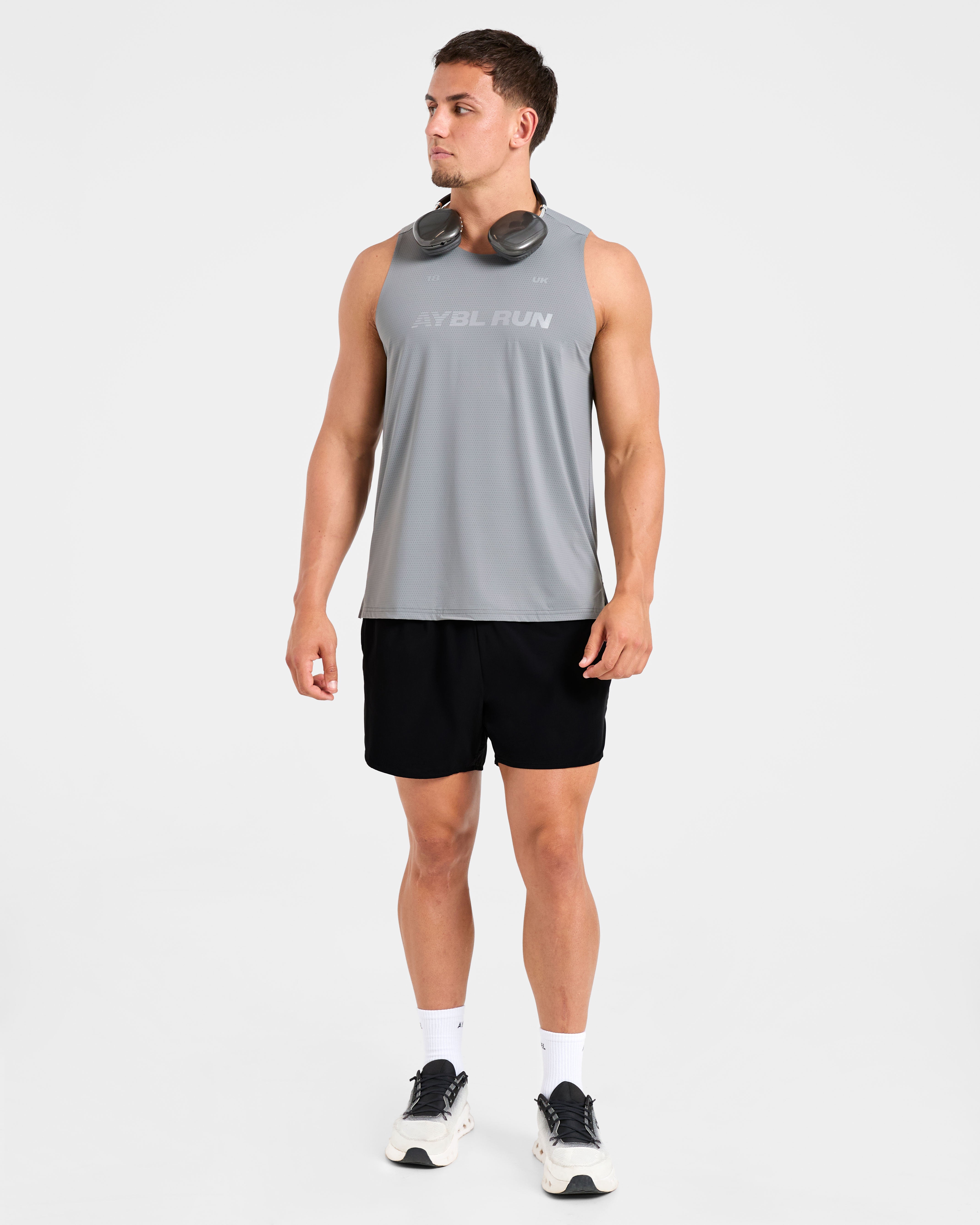 Run Loose Tank - Thunder Gris