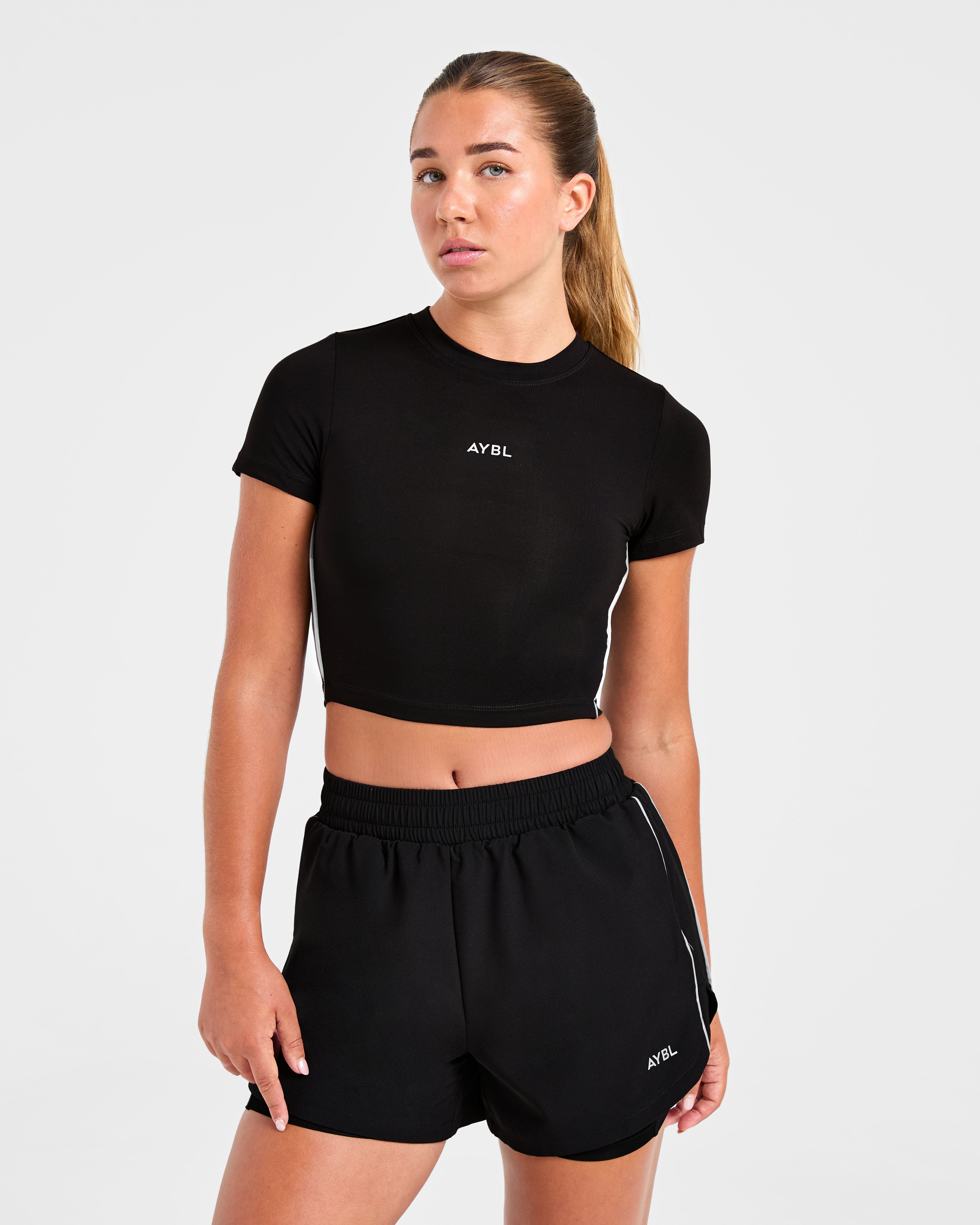 Run Top - Noir