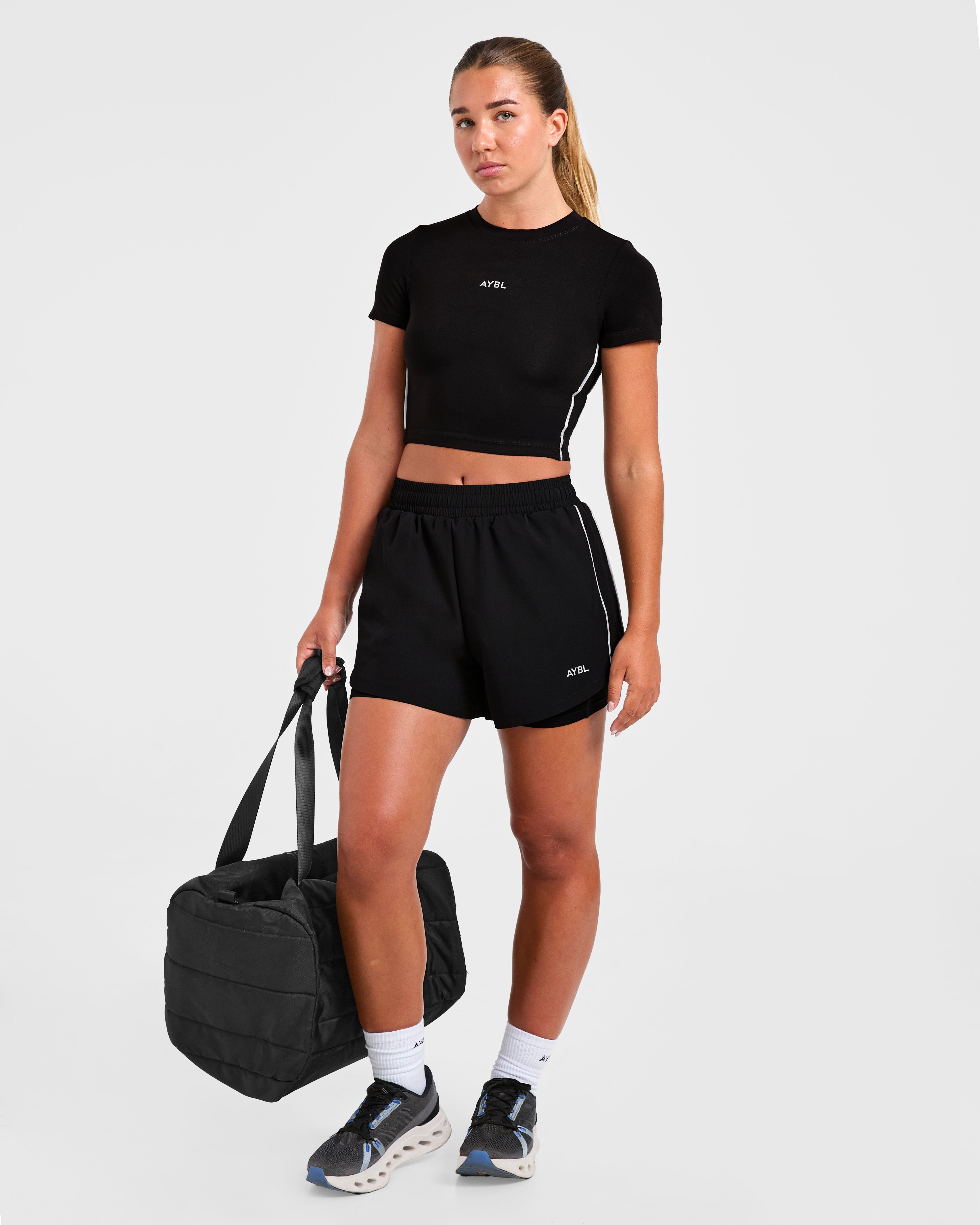 Run Top - Noir