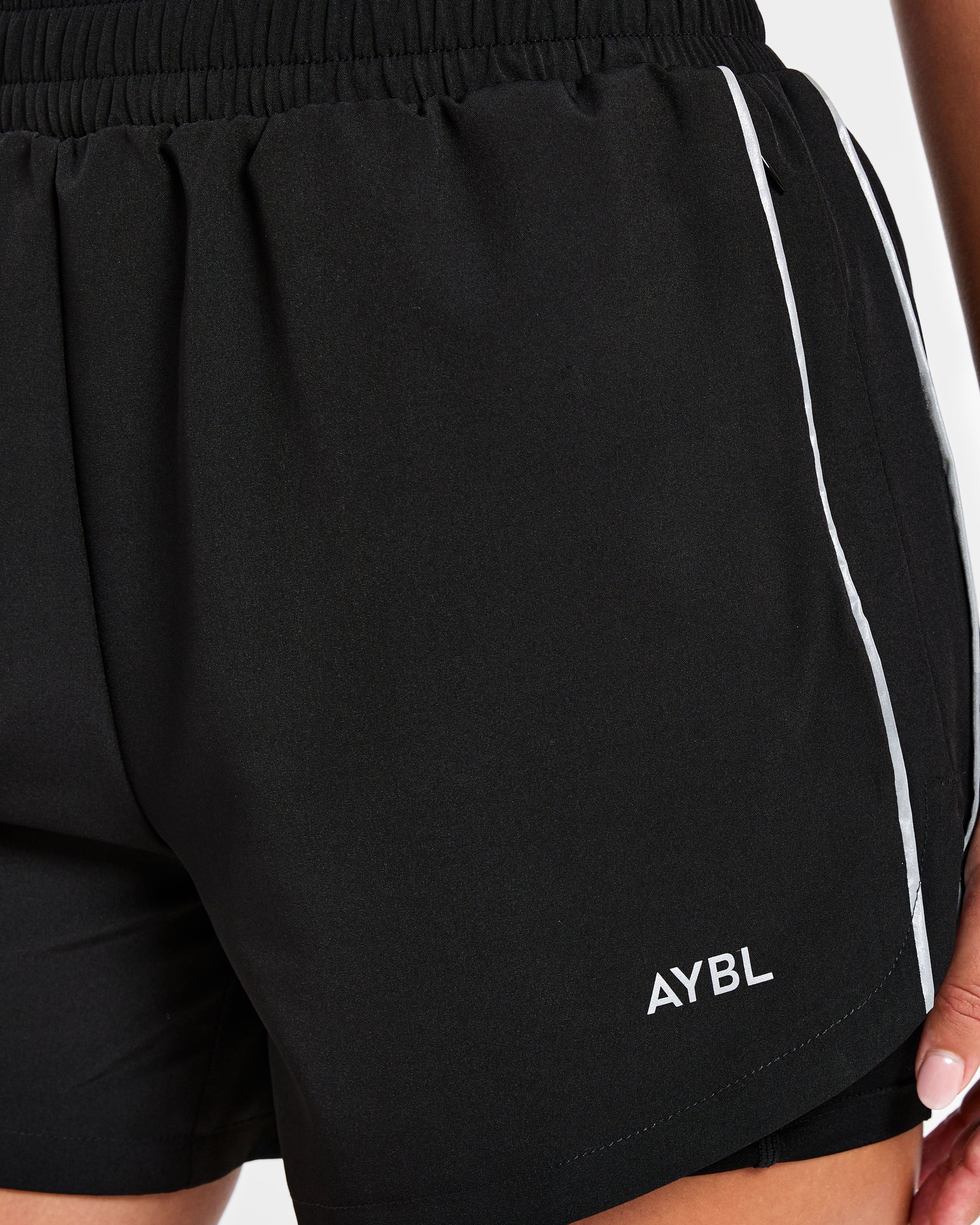 Run 2 in 1 Shorts - Noir