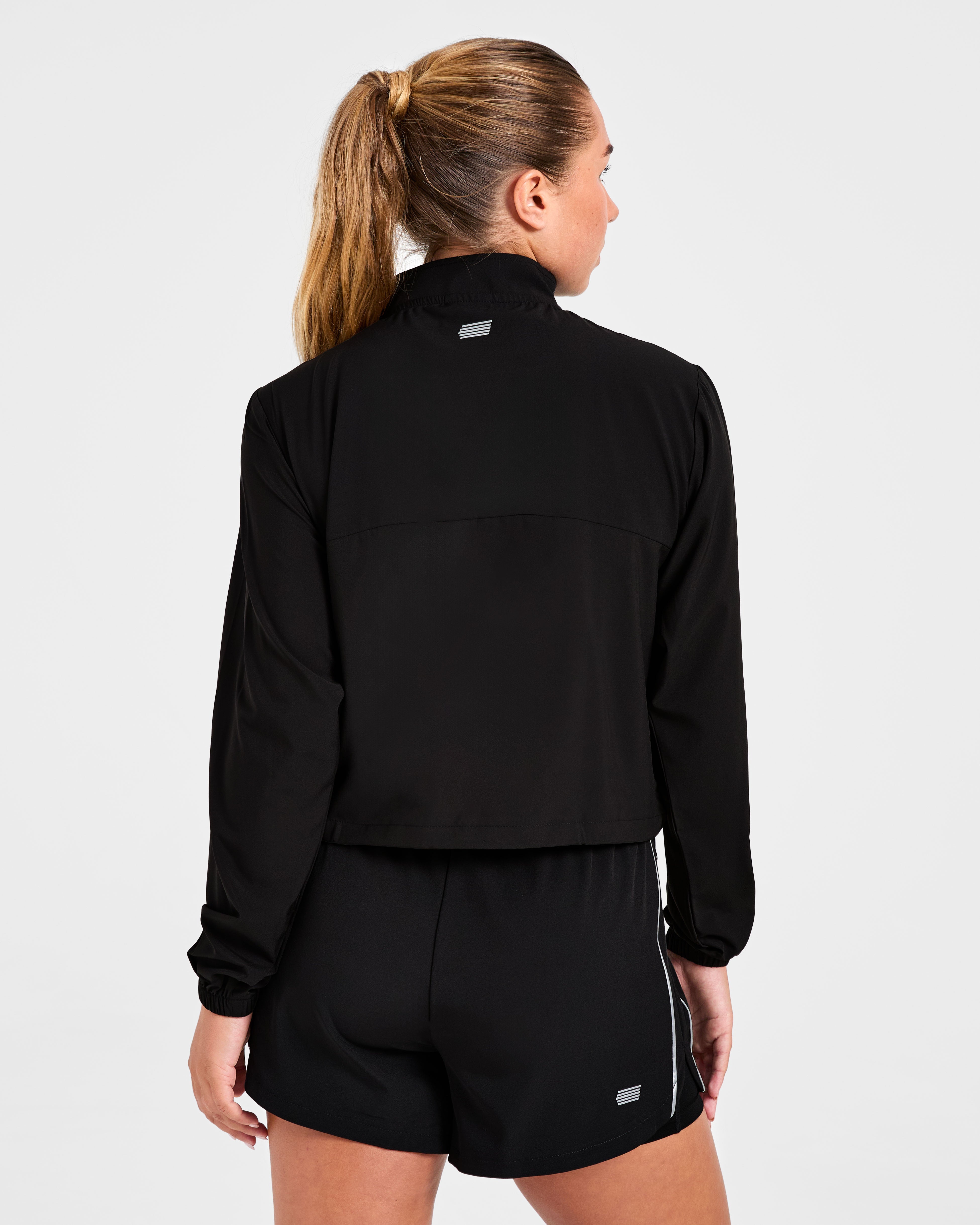 Run 1/2 Zip Jacket - Noir