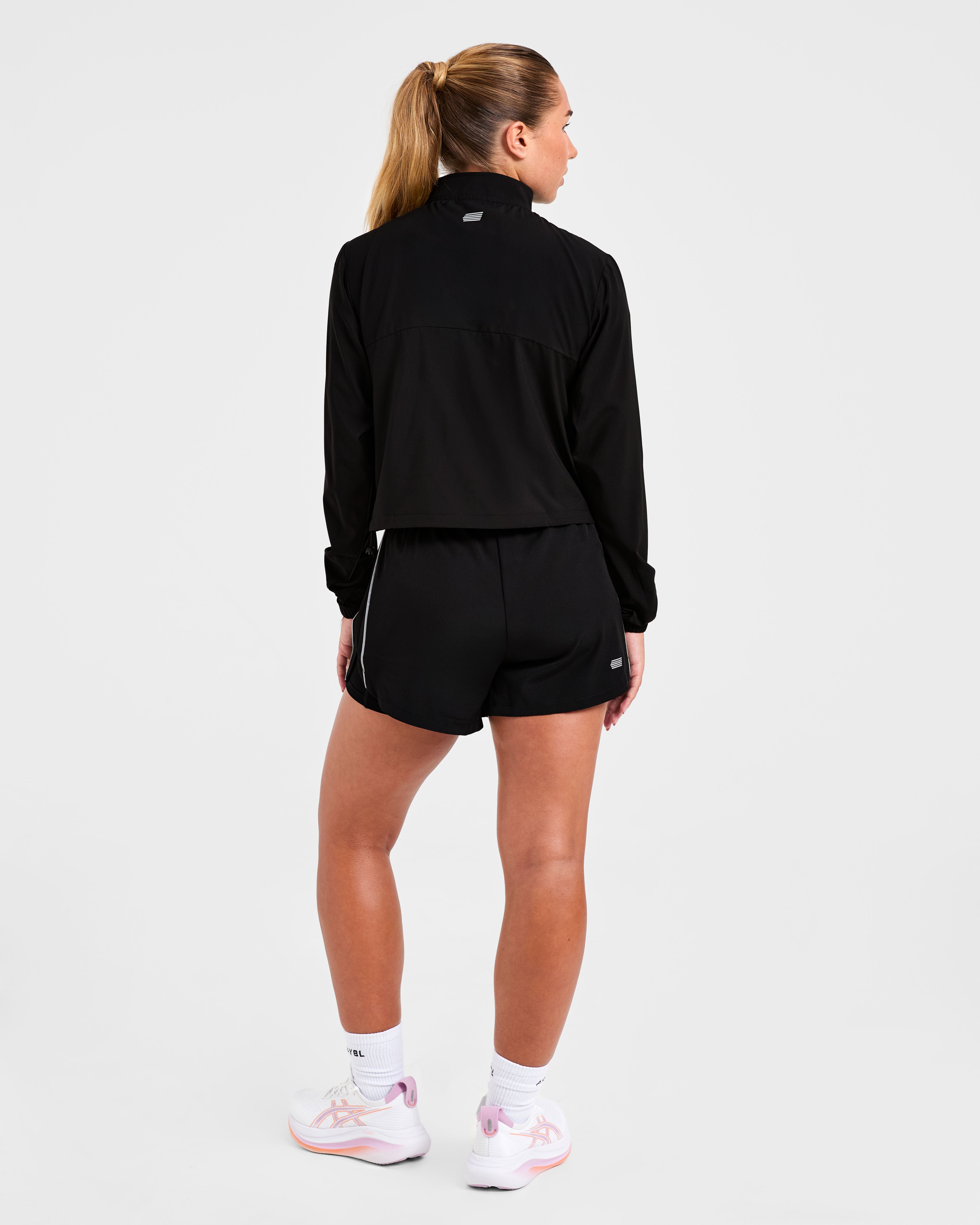 Run 1/2 Zip Jacket - Noir