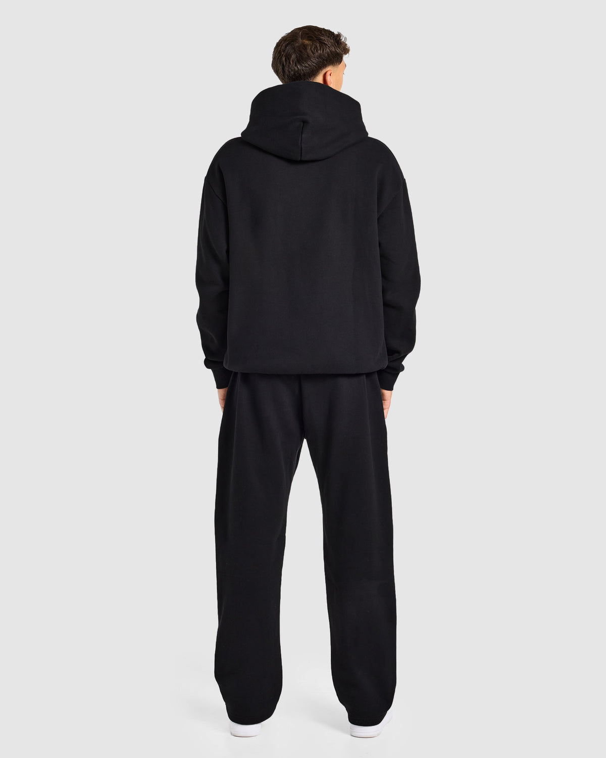AYBL Society Oversized Straight Leg Joggers - Noir
