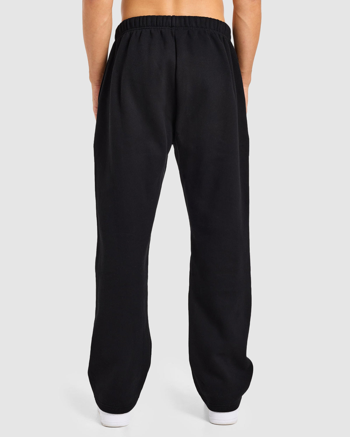AYBL Society Oversized Straight Leg Joggers - Noir