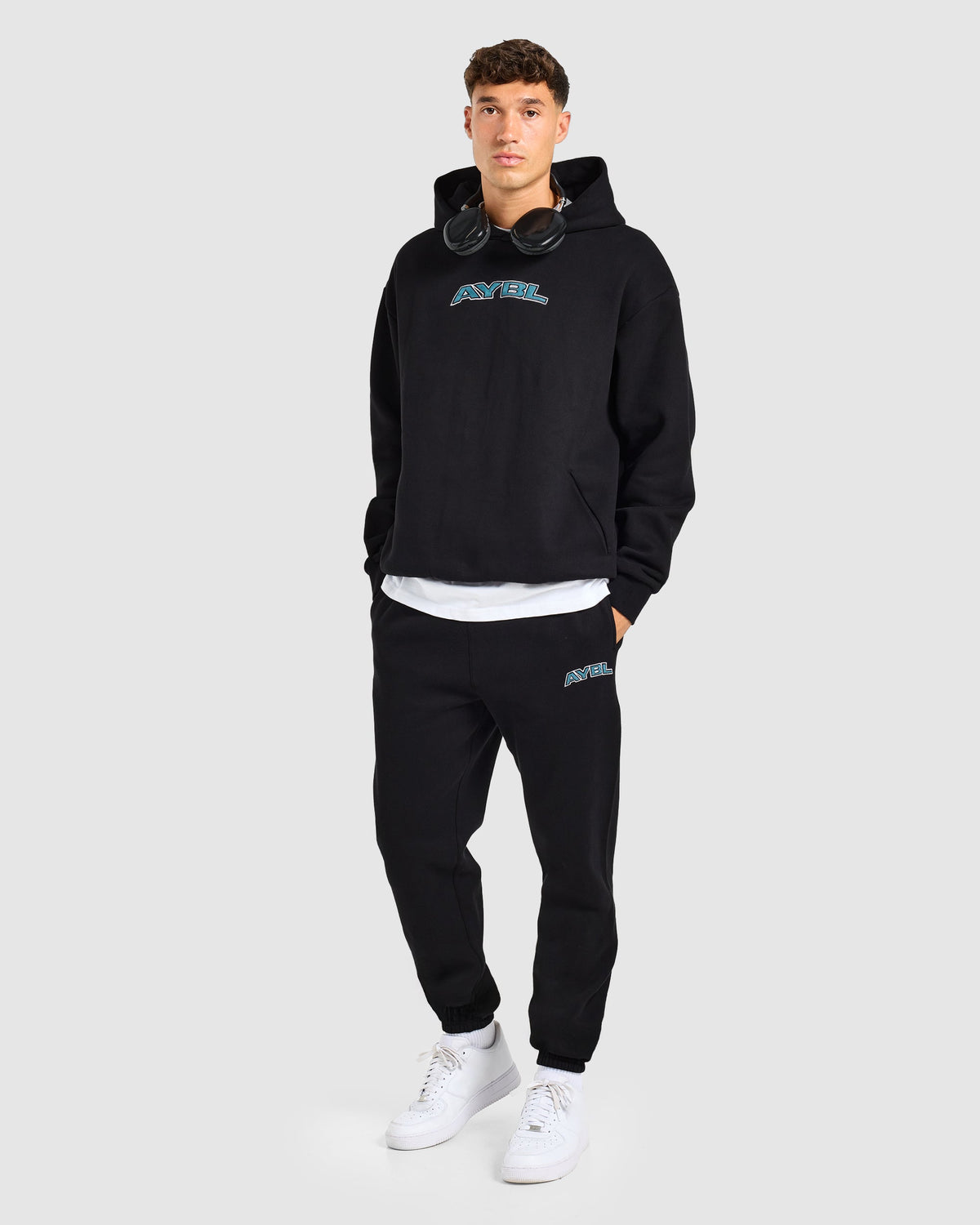 AYBL Society Oversized Joggers - Noir