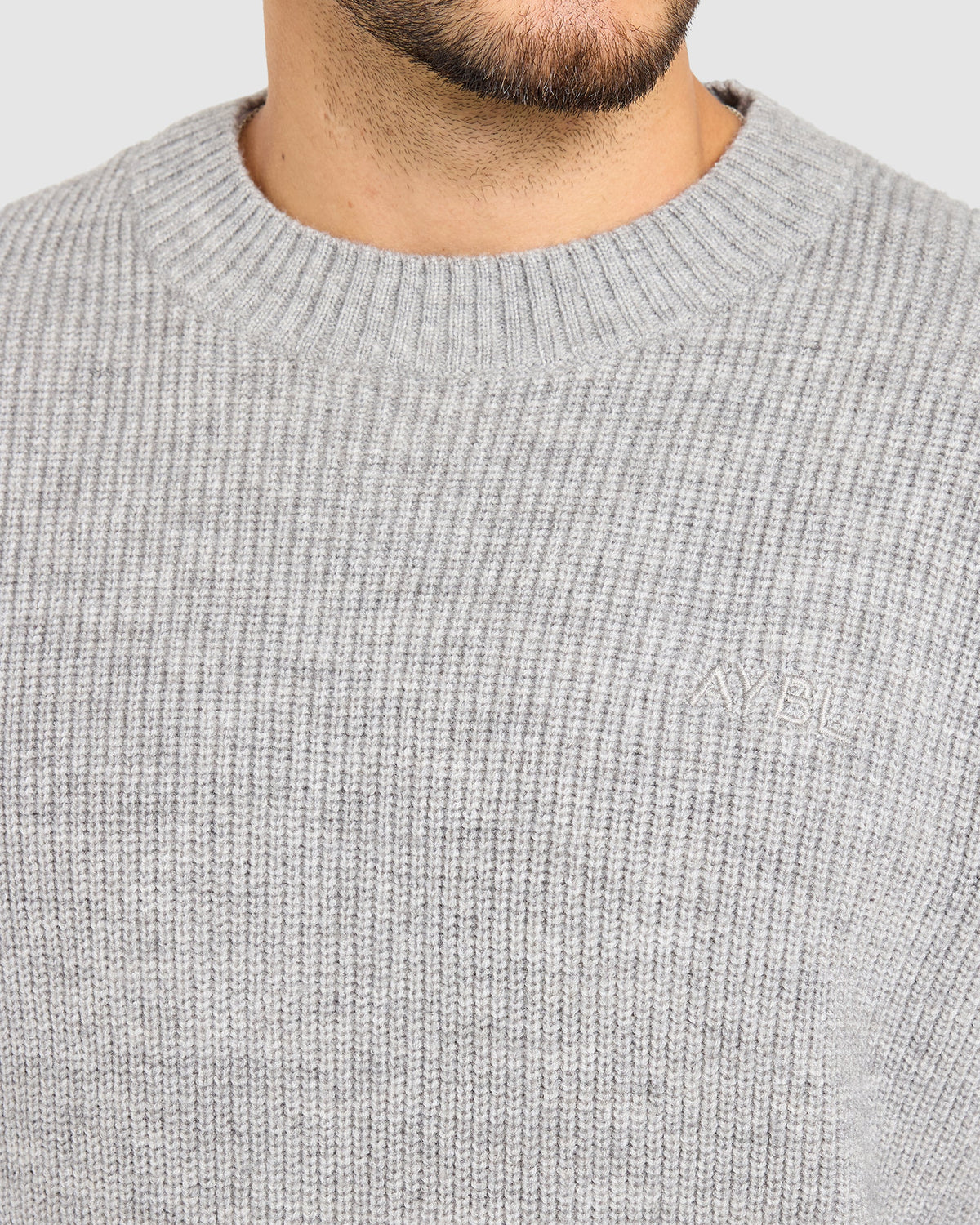 Signature Knitted Sweater - Gris Marl