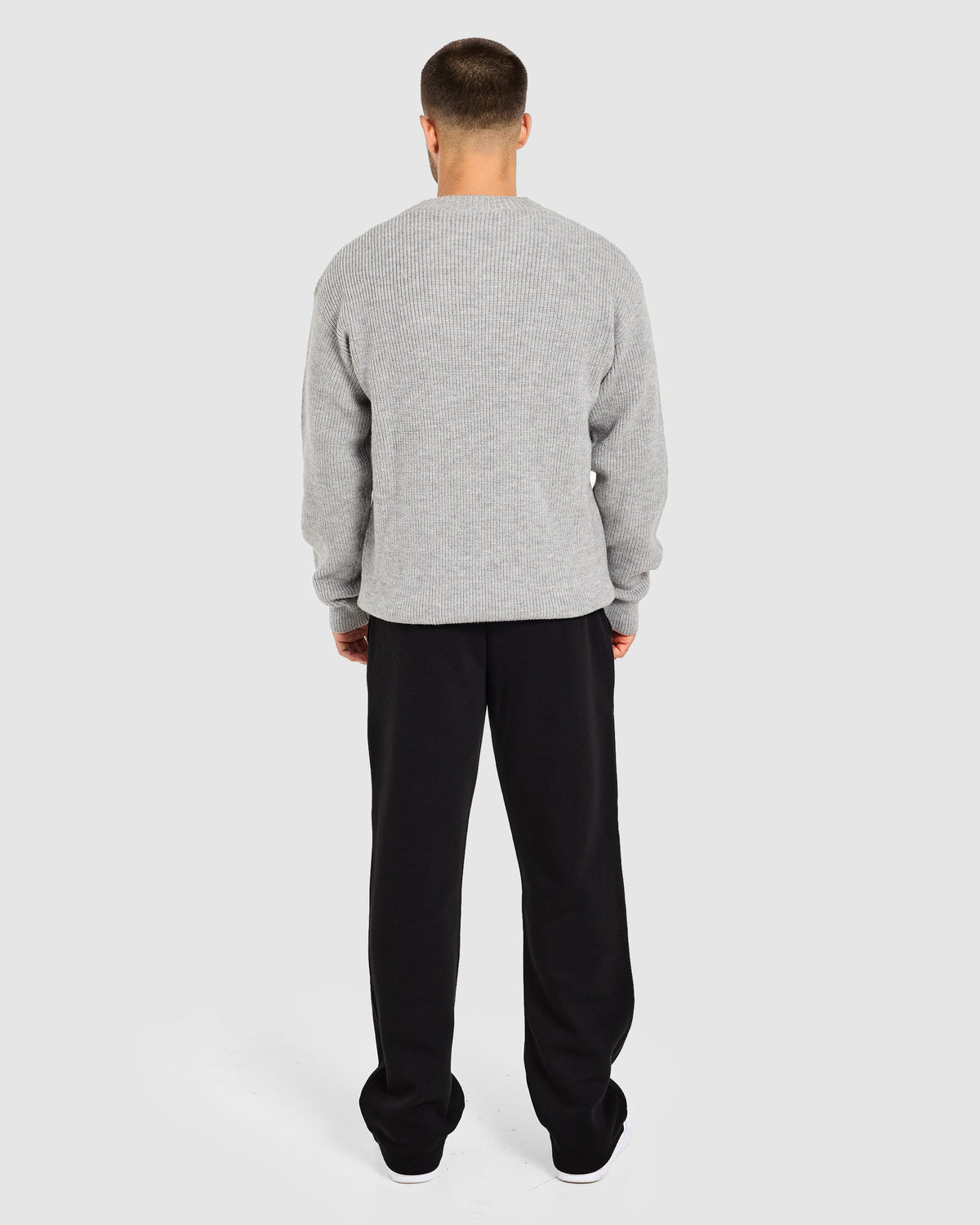 Signature Knitted Sweater - Gris Marl