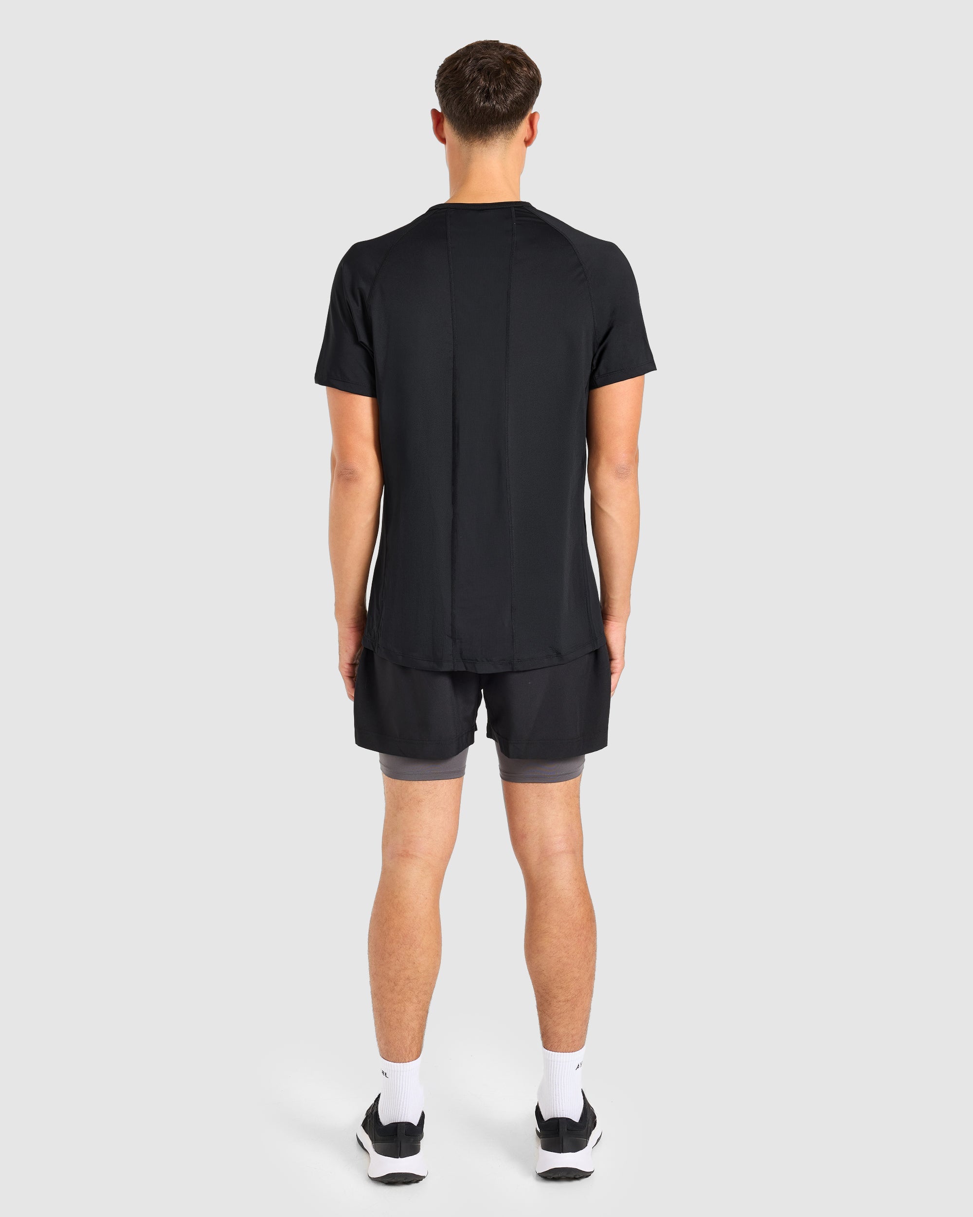 Core 2 in 1 Shorts - Noir/Charcoal