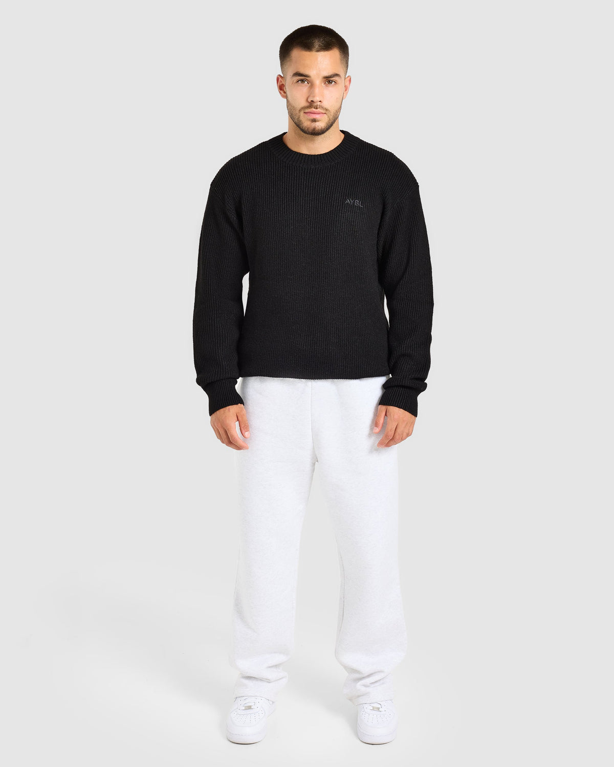 Signature Knitted Sweater - Noir