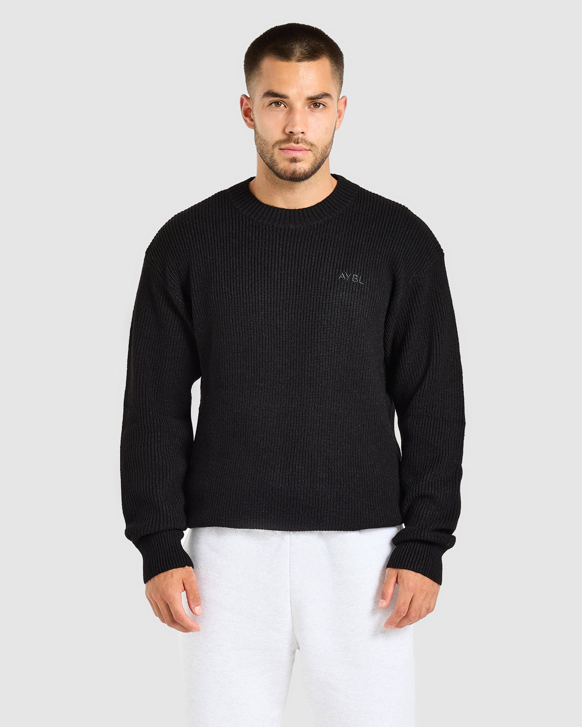 Signature Knitted Sweater - Noir
