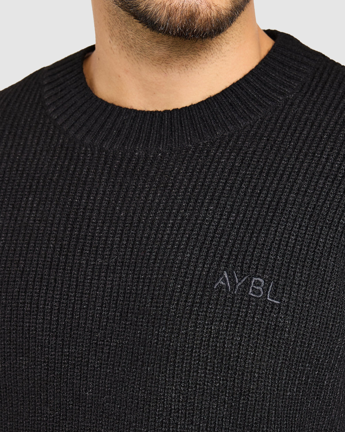 Signature Knitted Sweater - Noir
