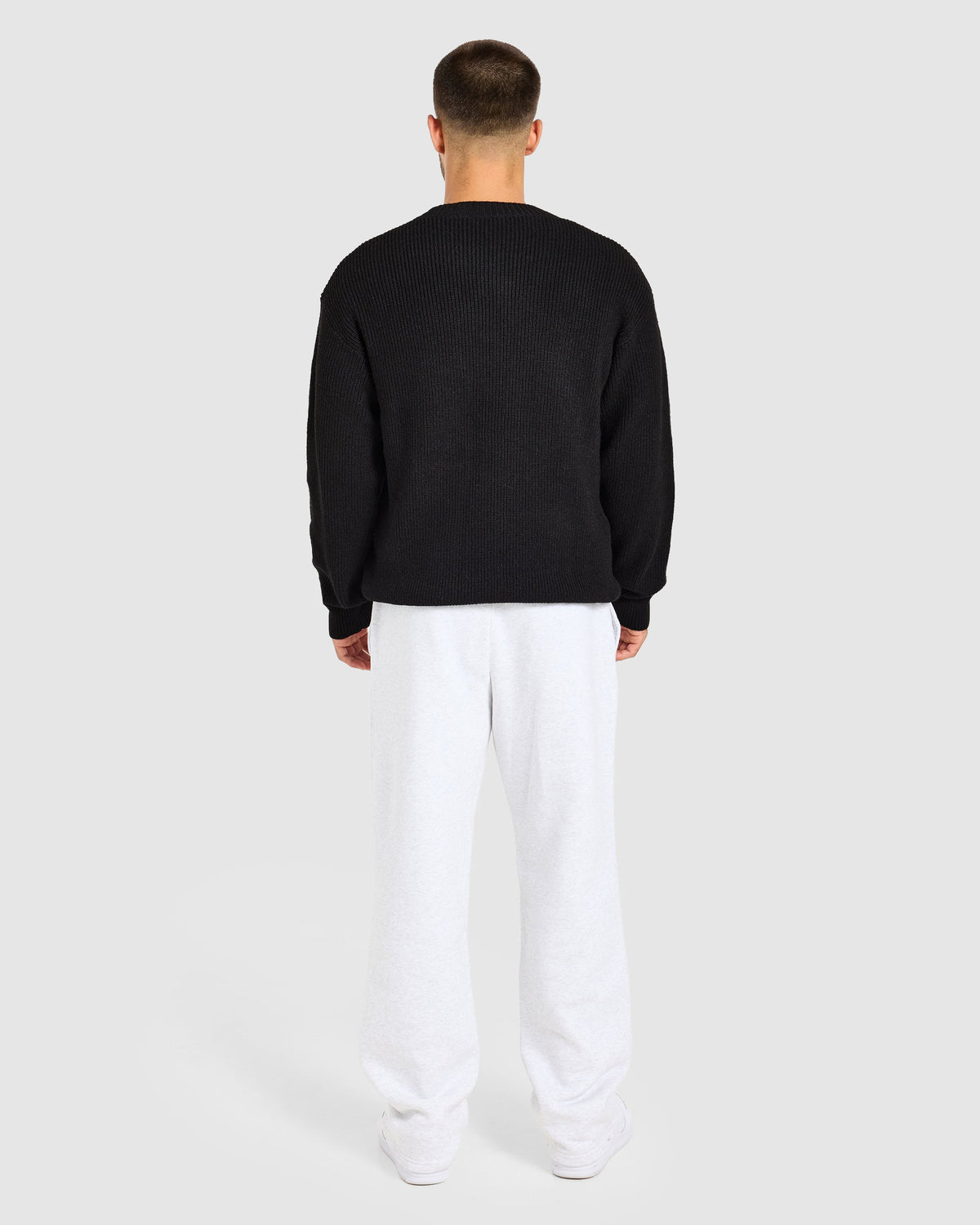 Signature Knitted Sweater - Noir
