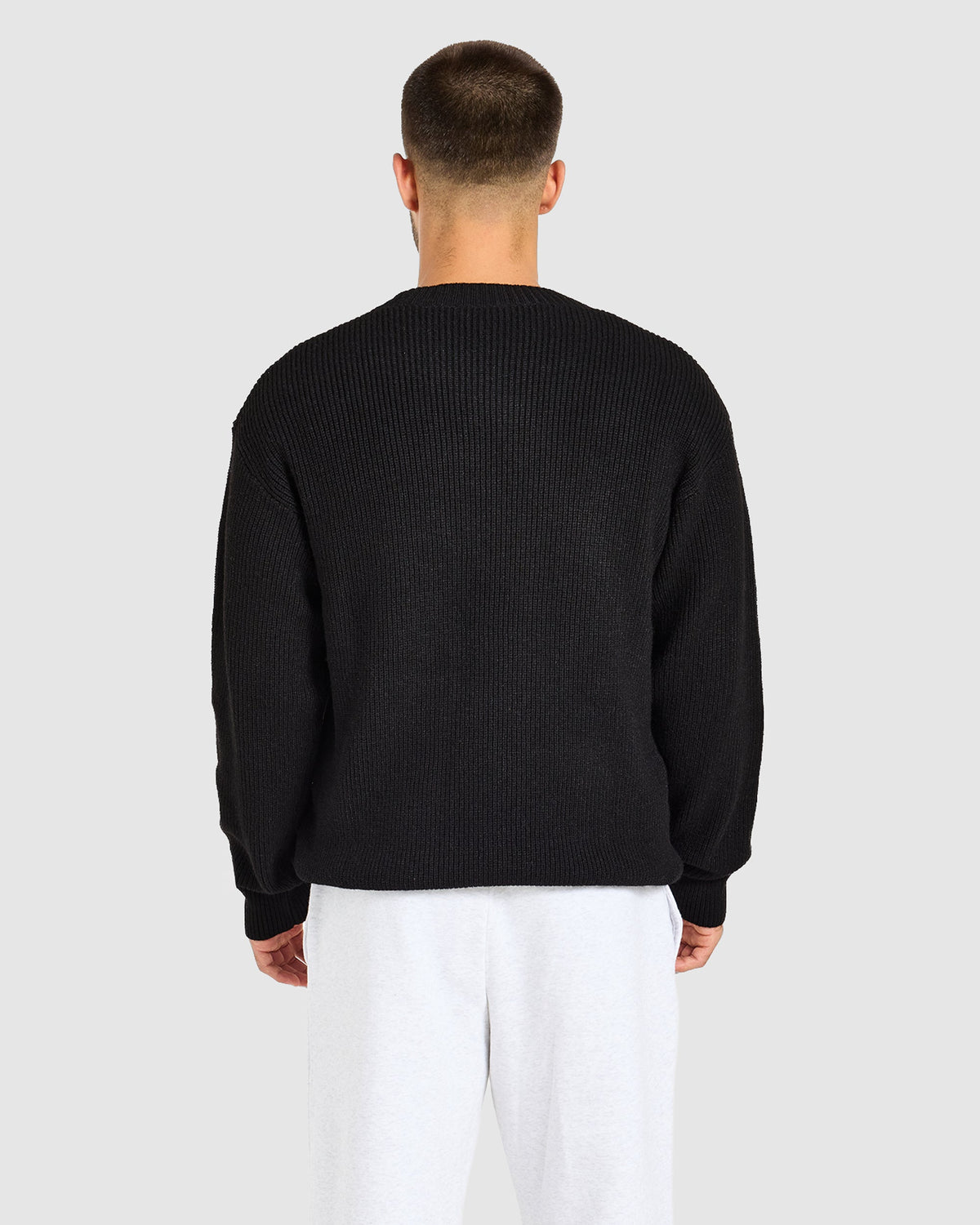 Signature Knitted Sweater - Noir