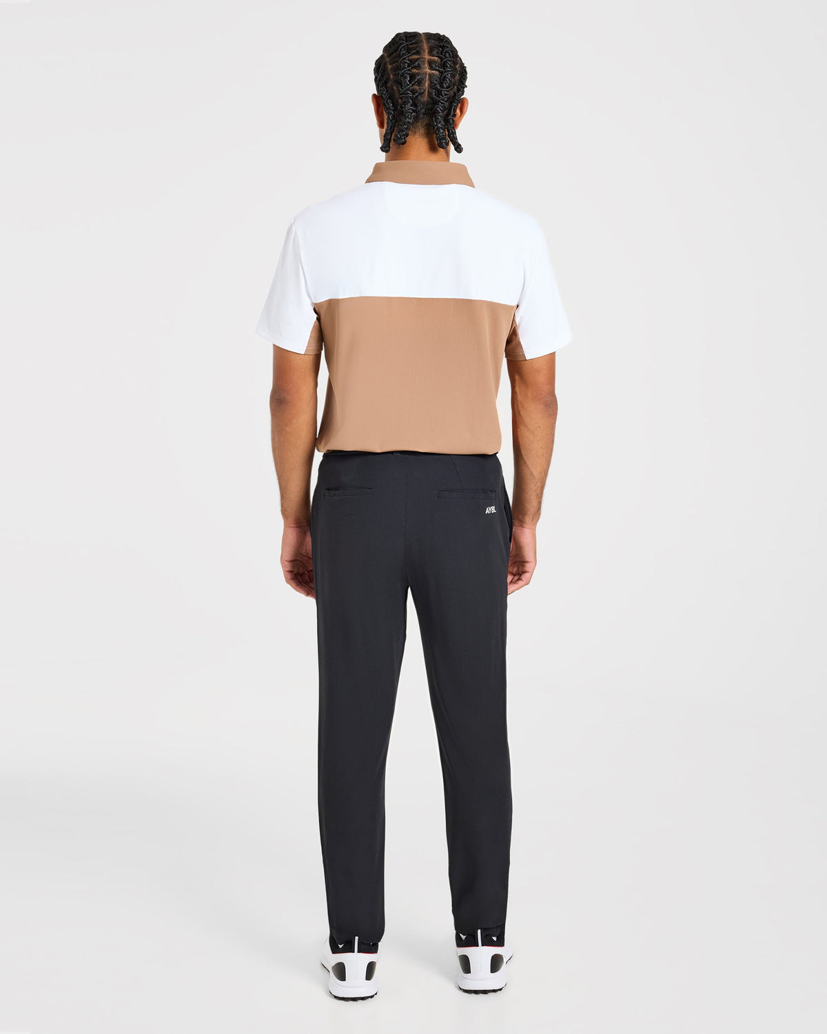 Precision Block Polo - Deep Tan