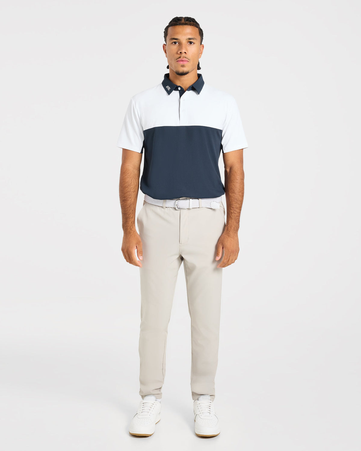 Precision Block Polo - Navy