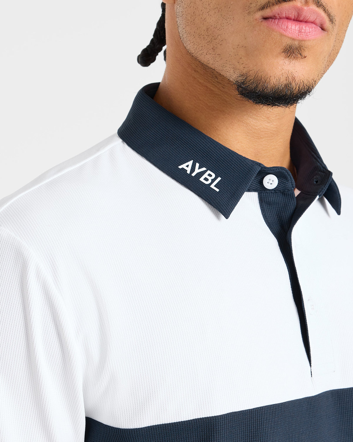 Precision Block Polo - Navy