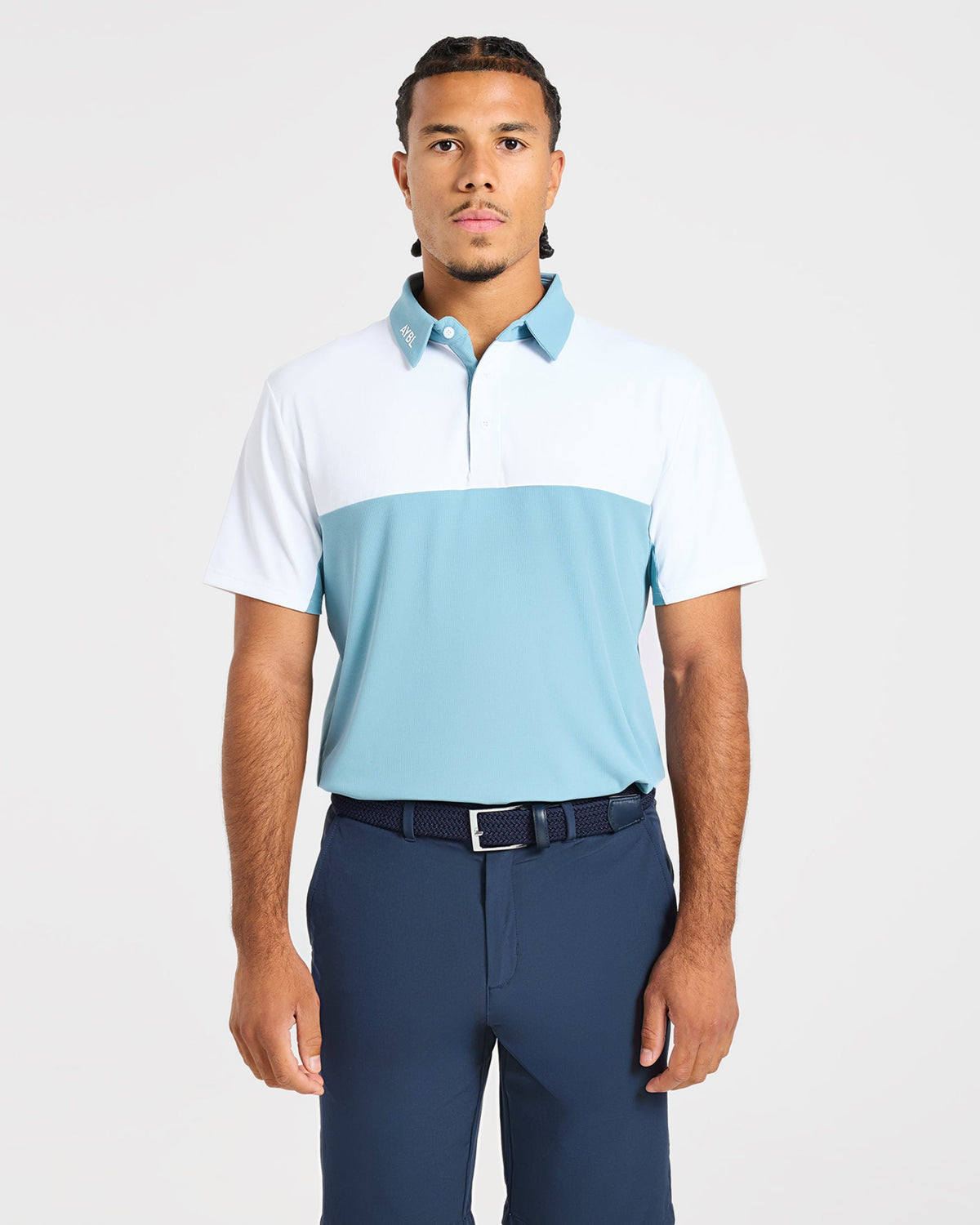 Precision Block Polo - Light Bleu