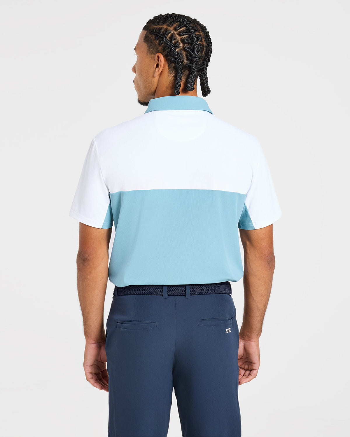 Precision Block Polo - Light Bleu
