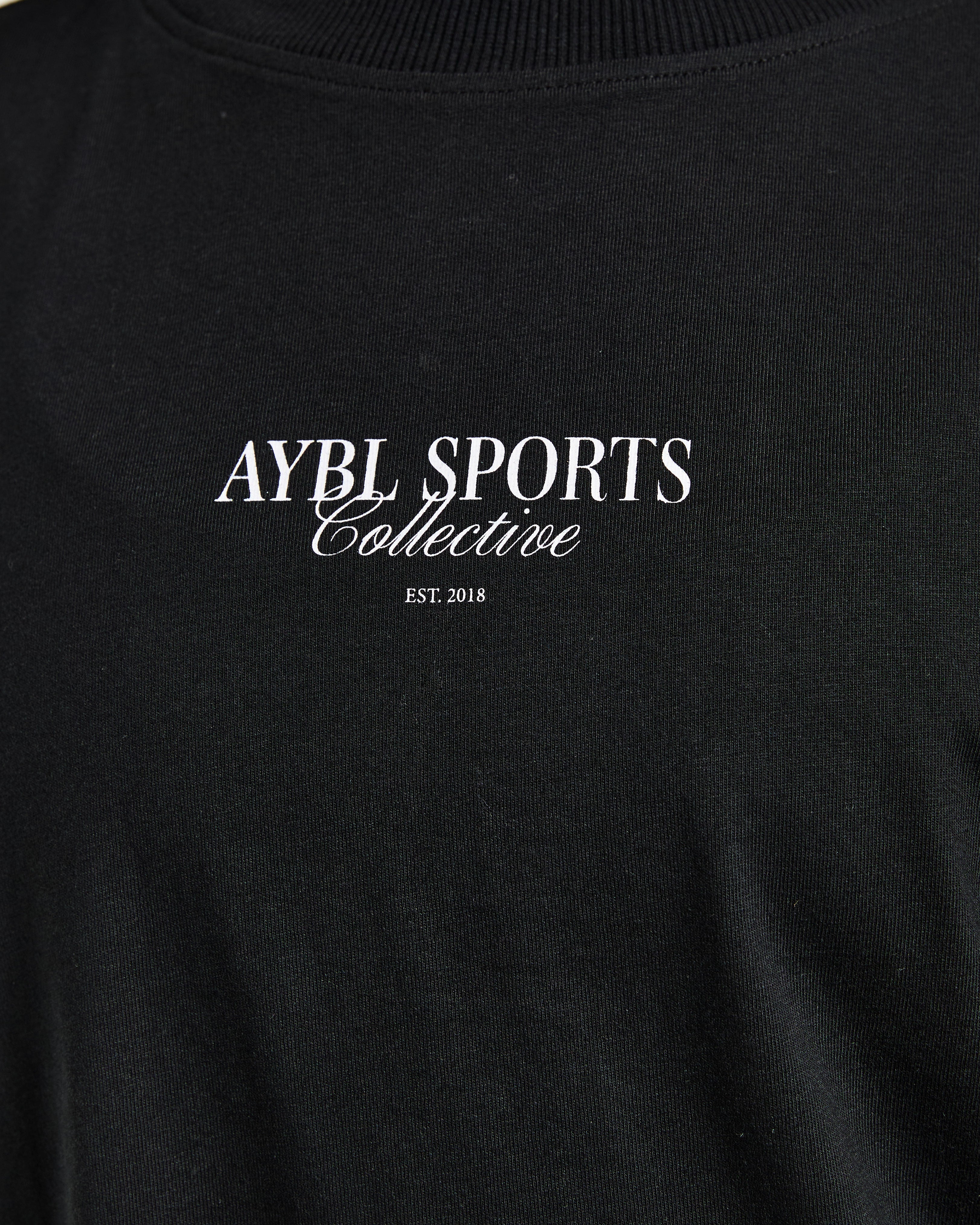 Sports Collective Oversized T Shirt - Noir
