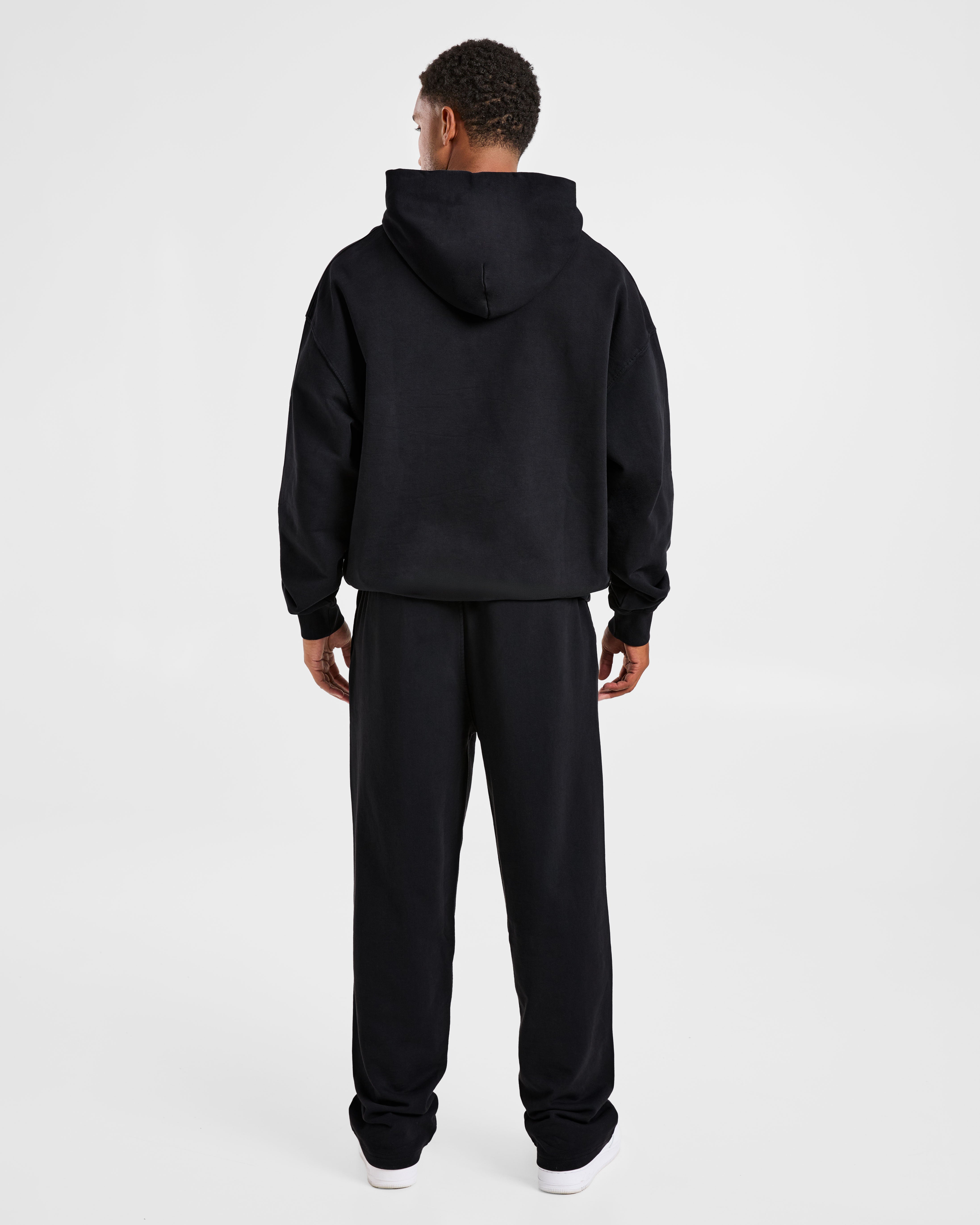 Elite Straight Leg Joggers - Noir/Charcoal