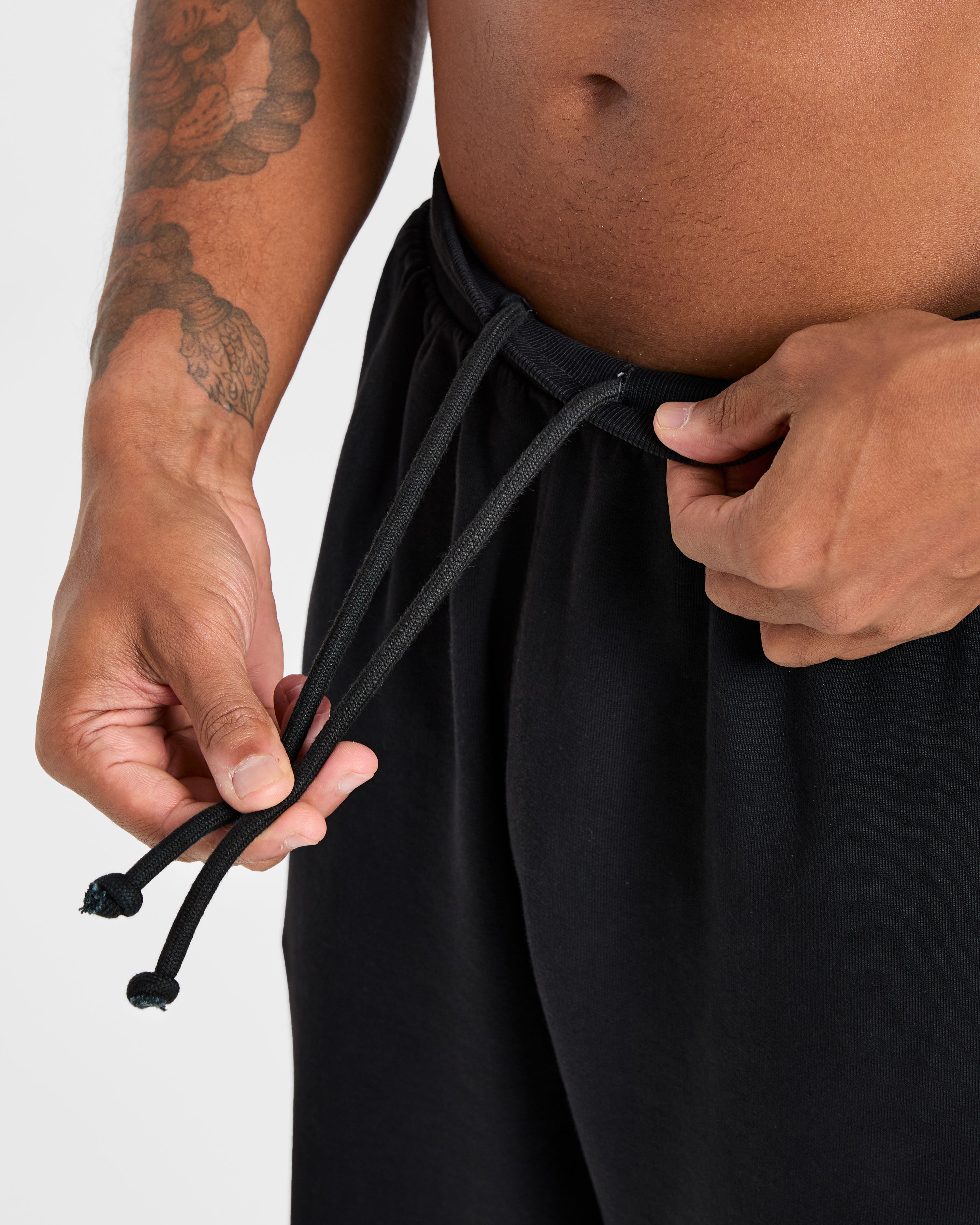 Elite Straight Leg Joggers - Noir/Charcoal