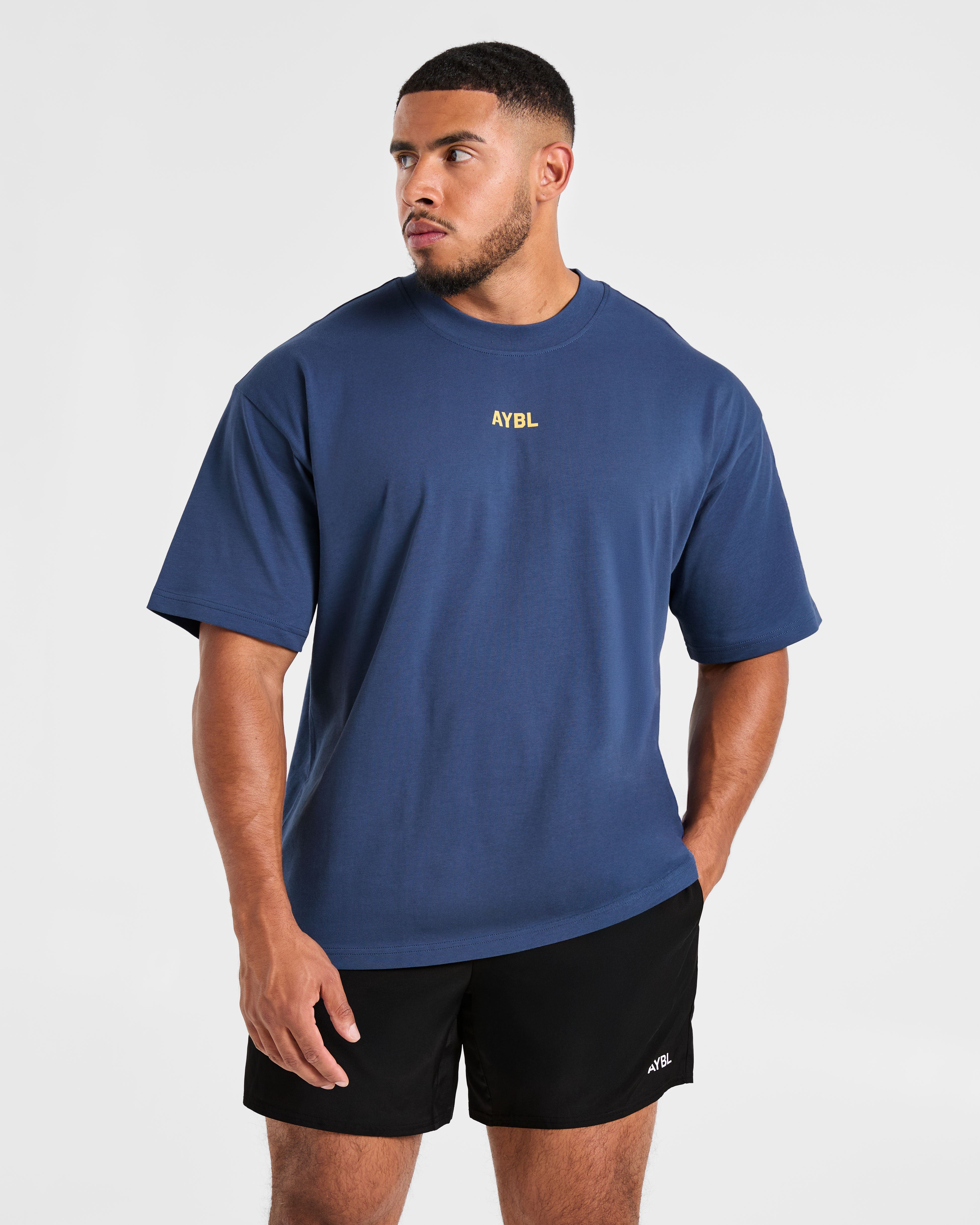 Cam Kissel x Persist Oversized T Shirt - Vintage Navy