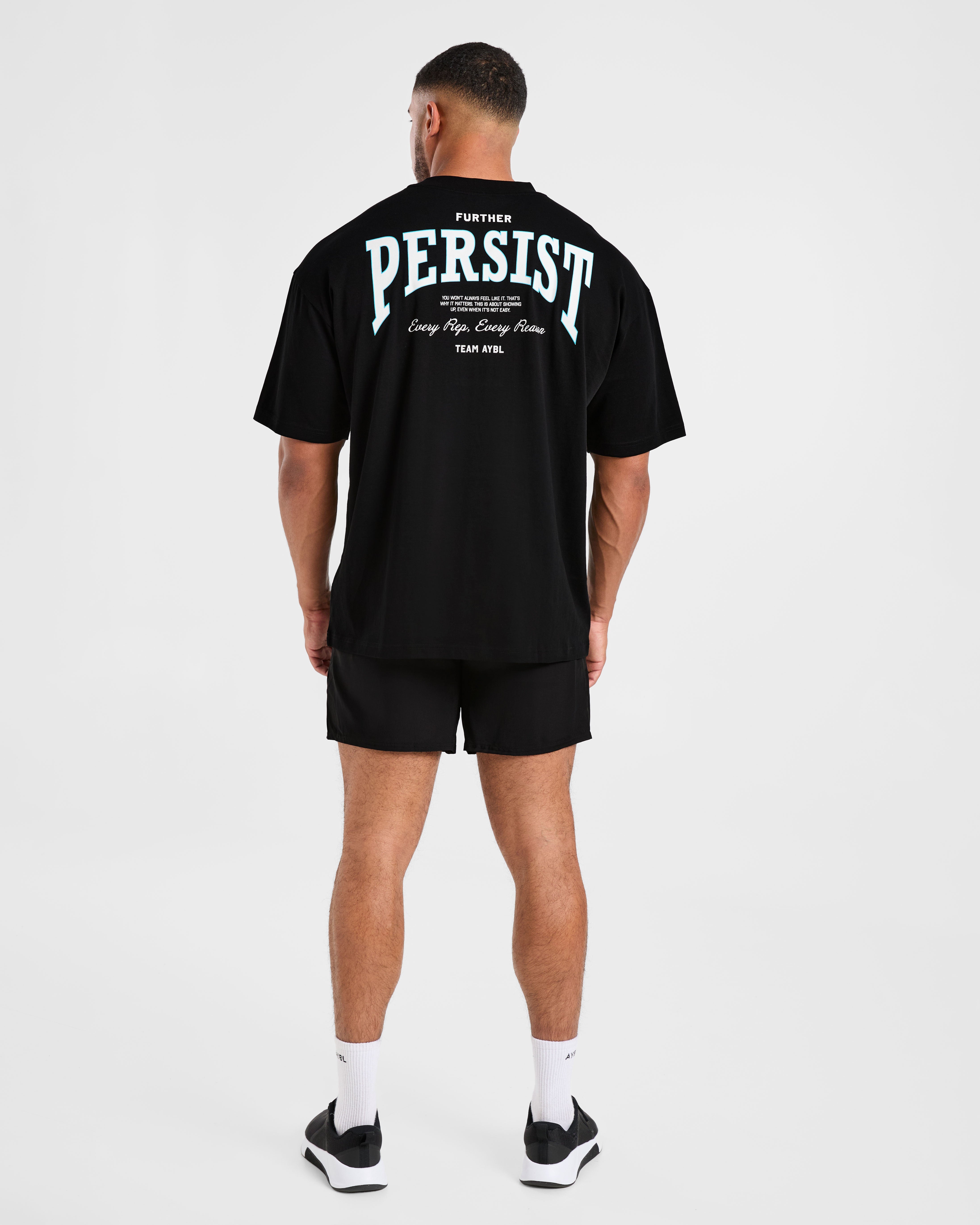 Cam Kissel x Persist Oversized T Shirt - Noir