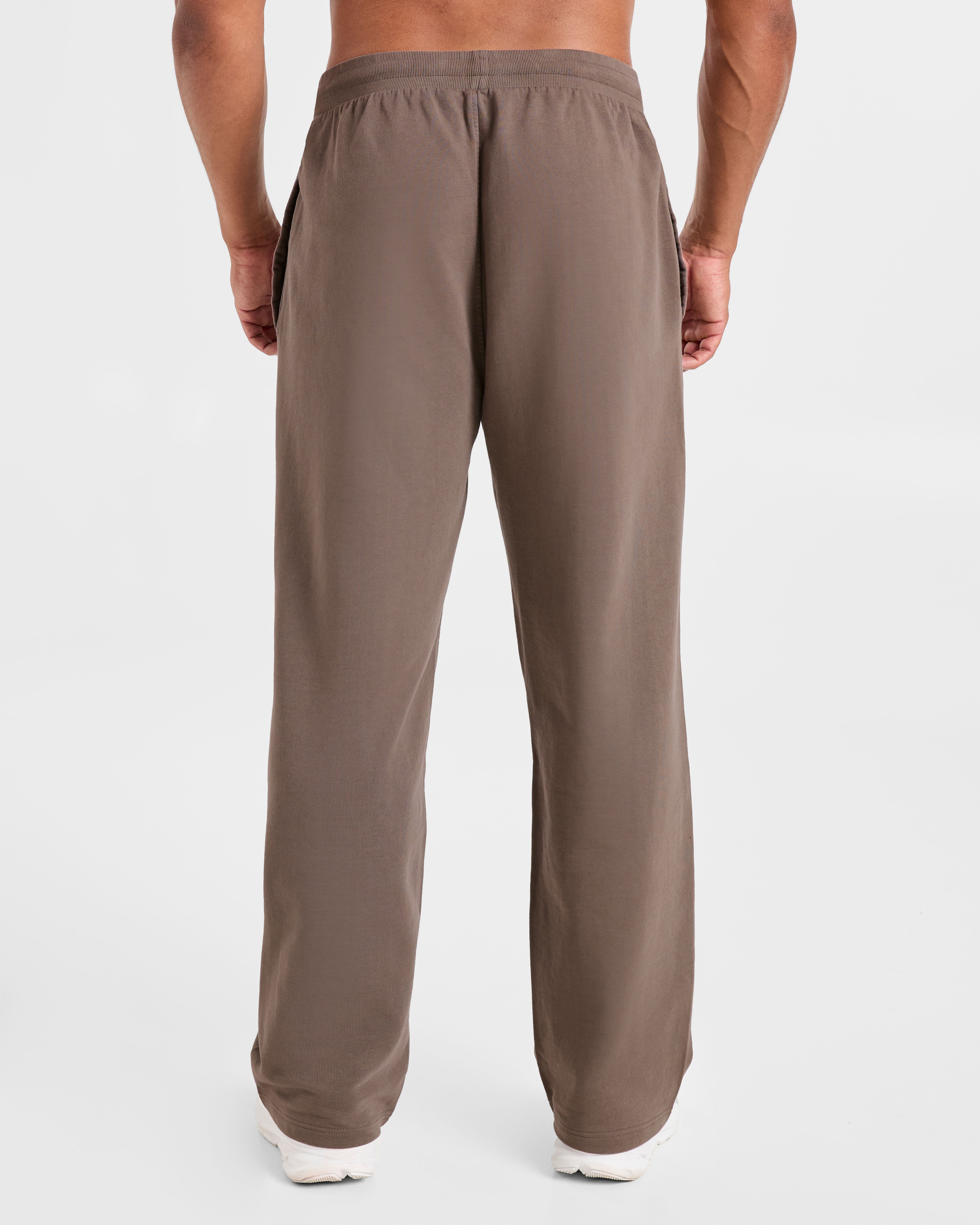 Elite Straight Leg Joggers - Umber Marron