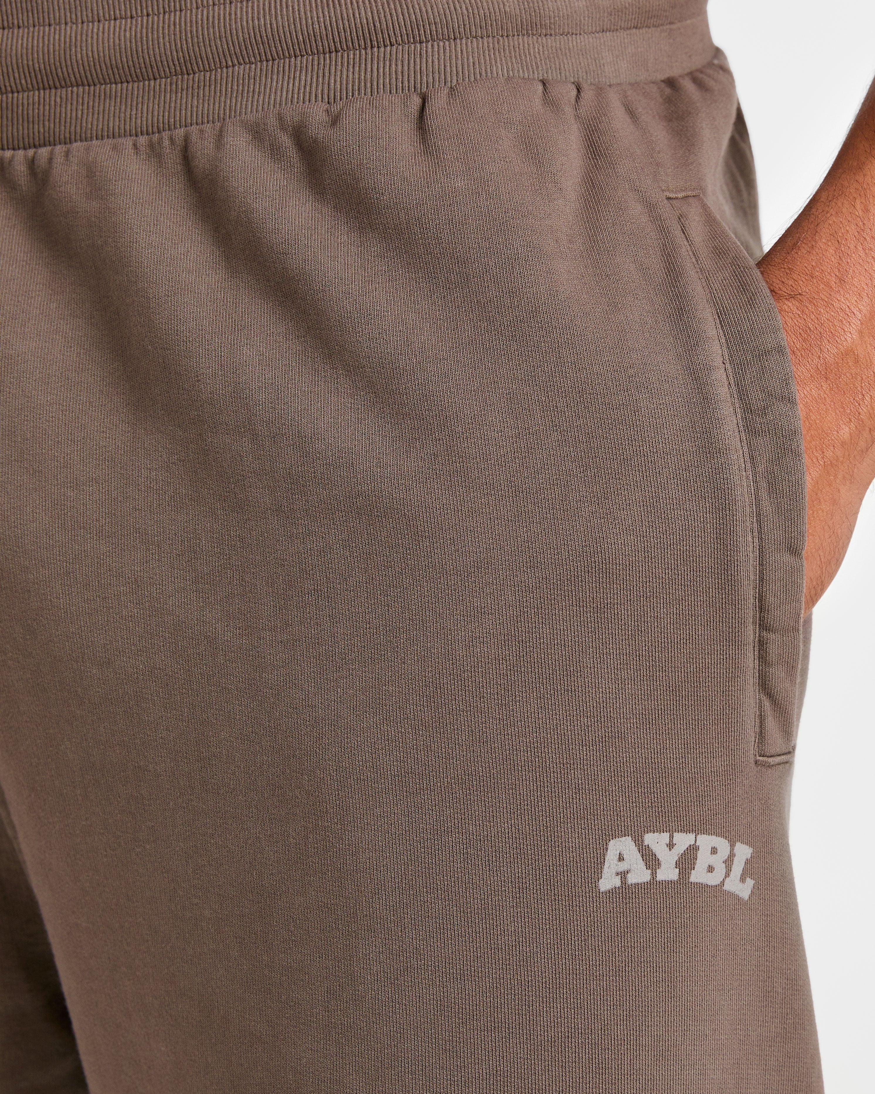 Elite Straight Leg Joggers - Umber Marron