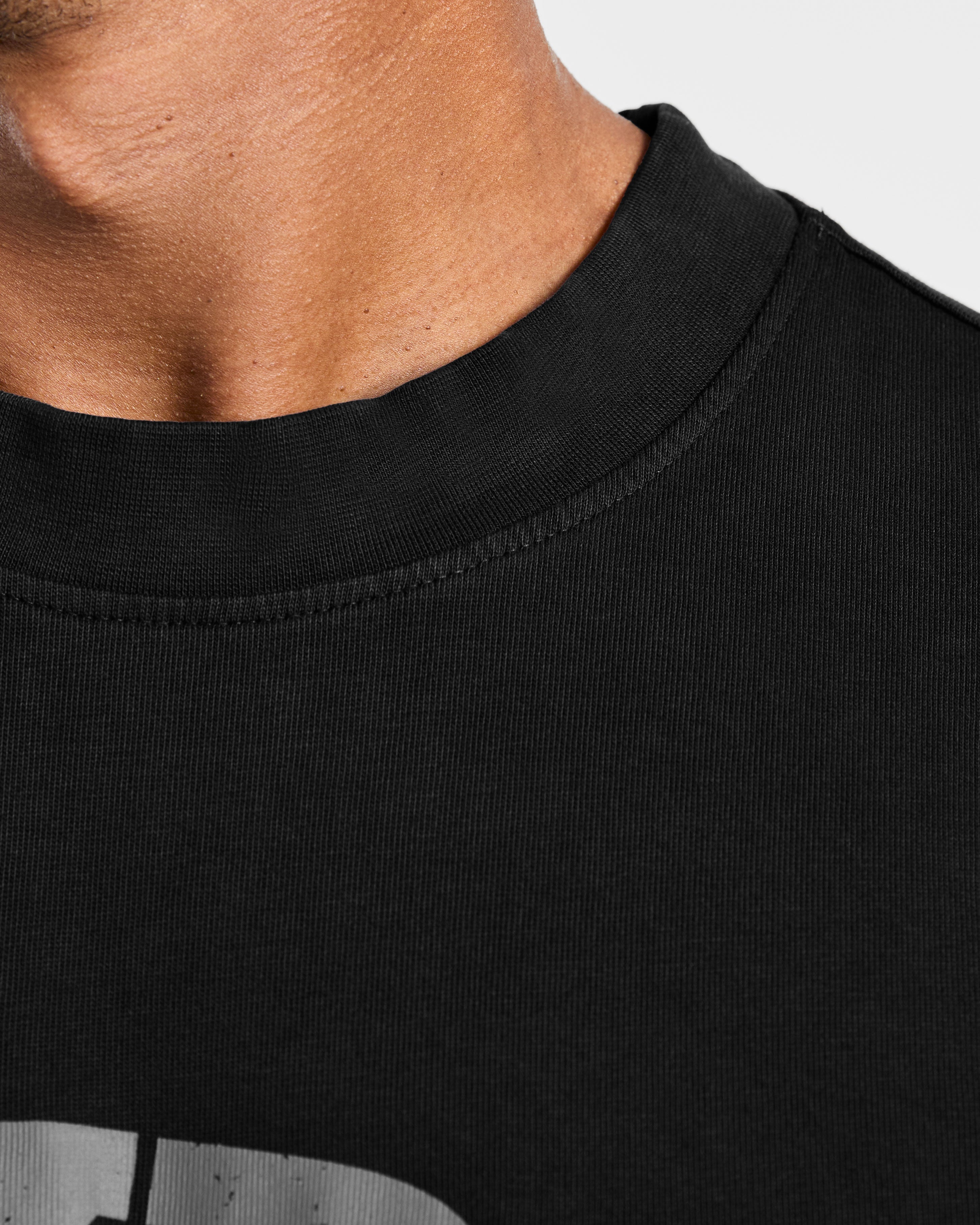 Elite Oversized T Shirt- Noir/Charcoal