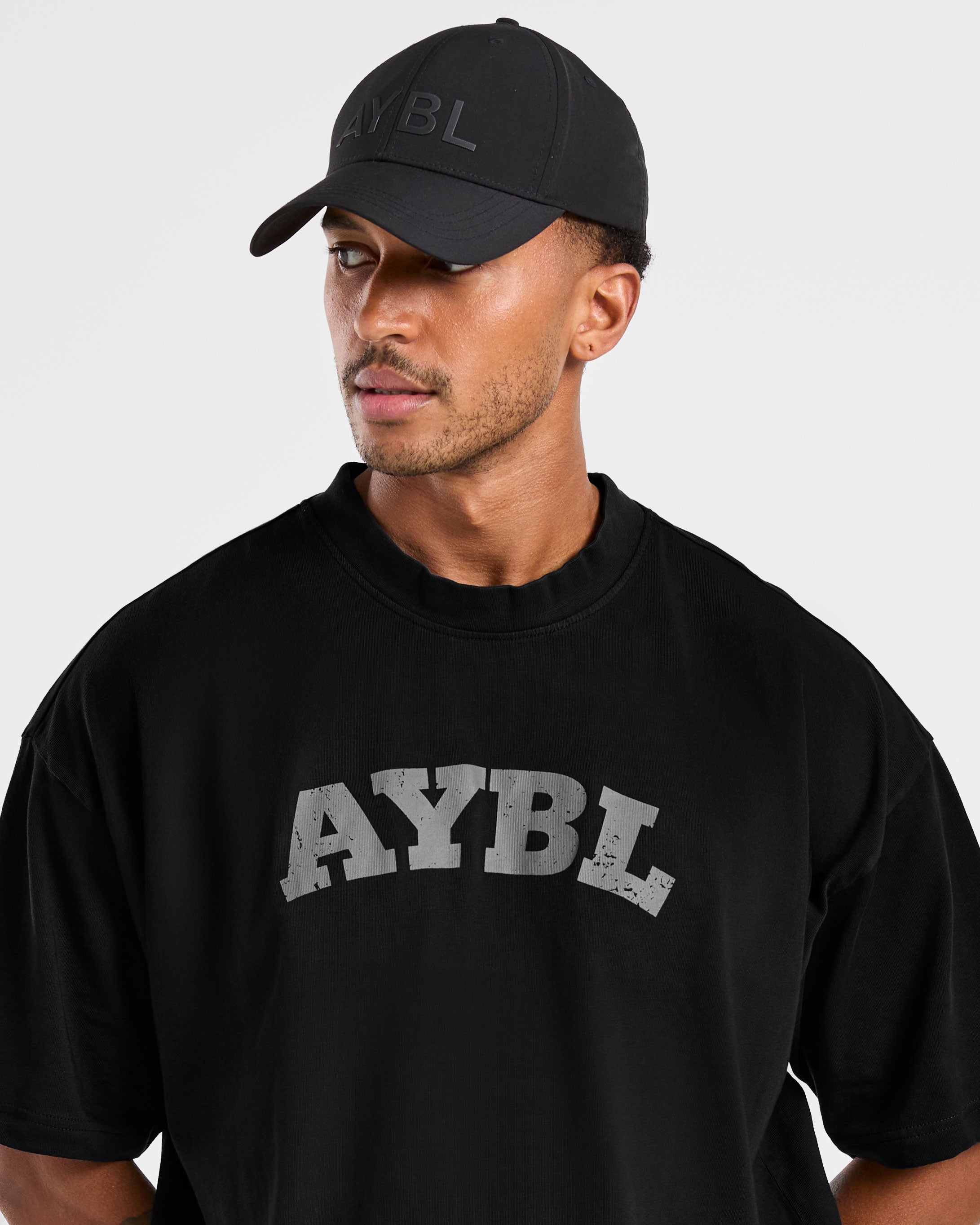 Elite Oversized T Shirt- Noir/Charcoal