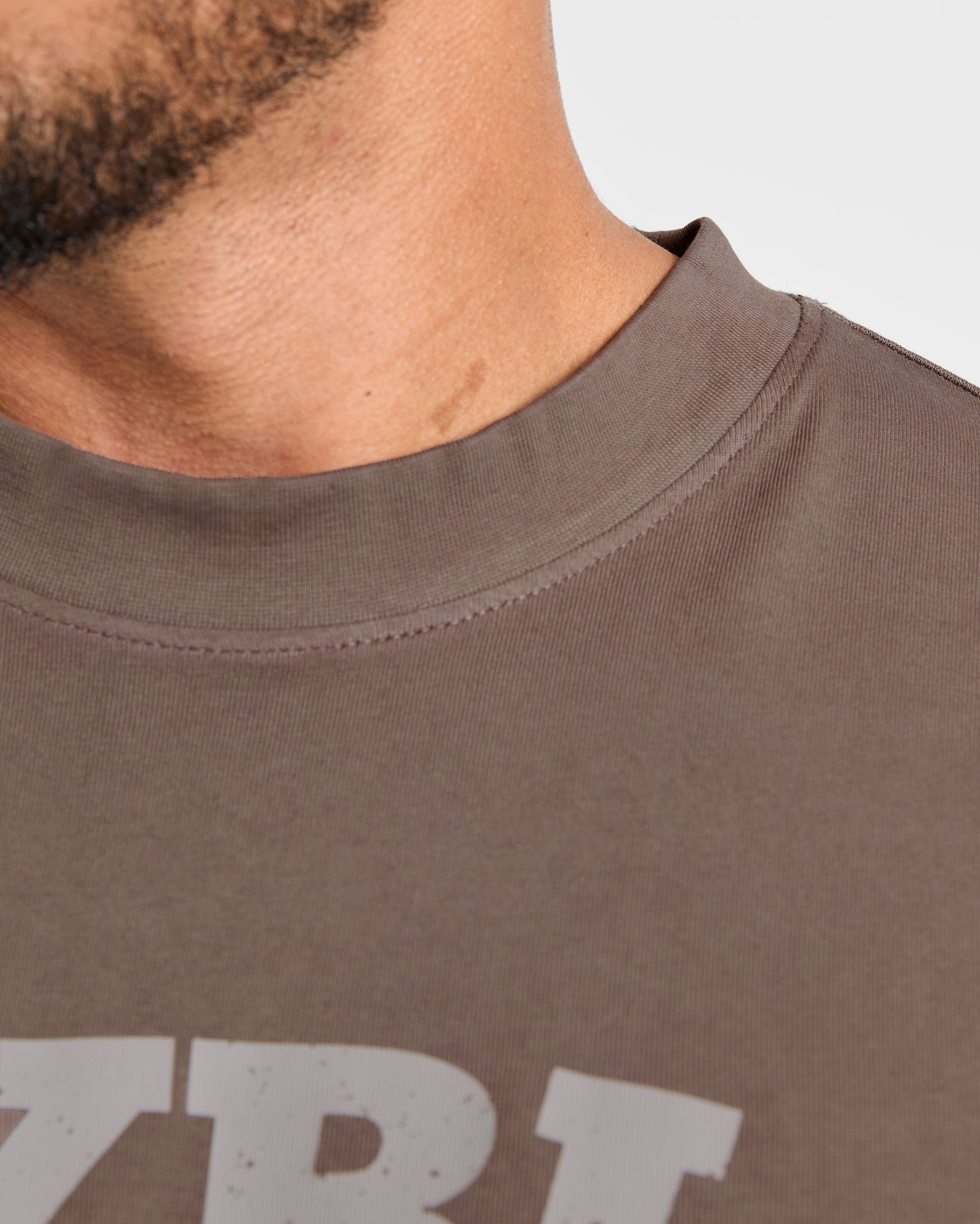 Elite Oversized T Shirt- Umber Marron