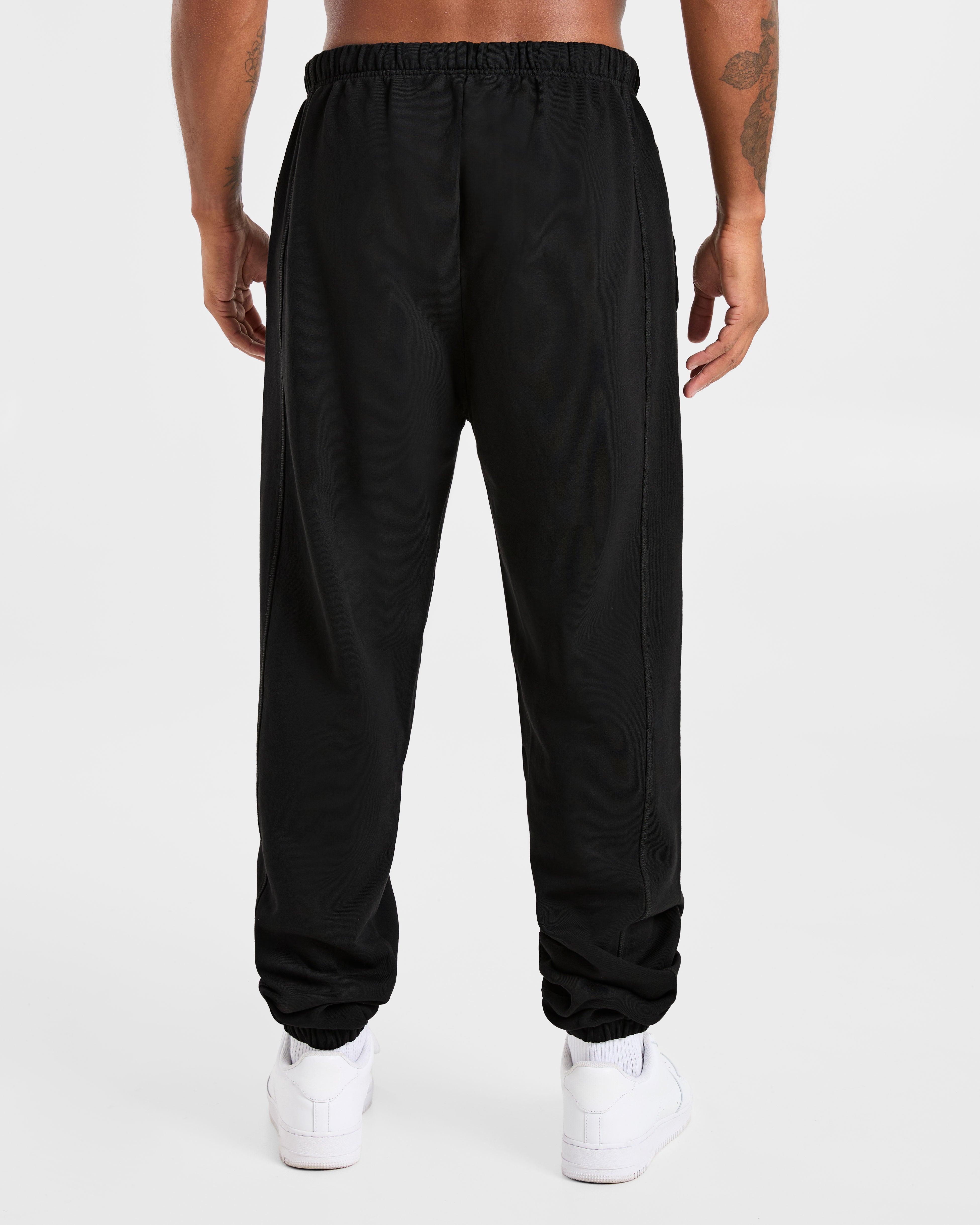 Lift Club Distressed Joggers - Noir/Charcoal