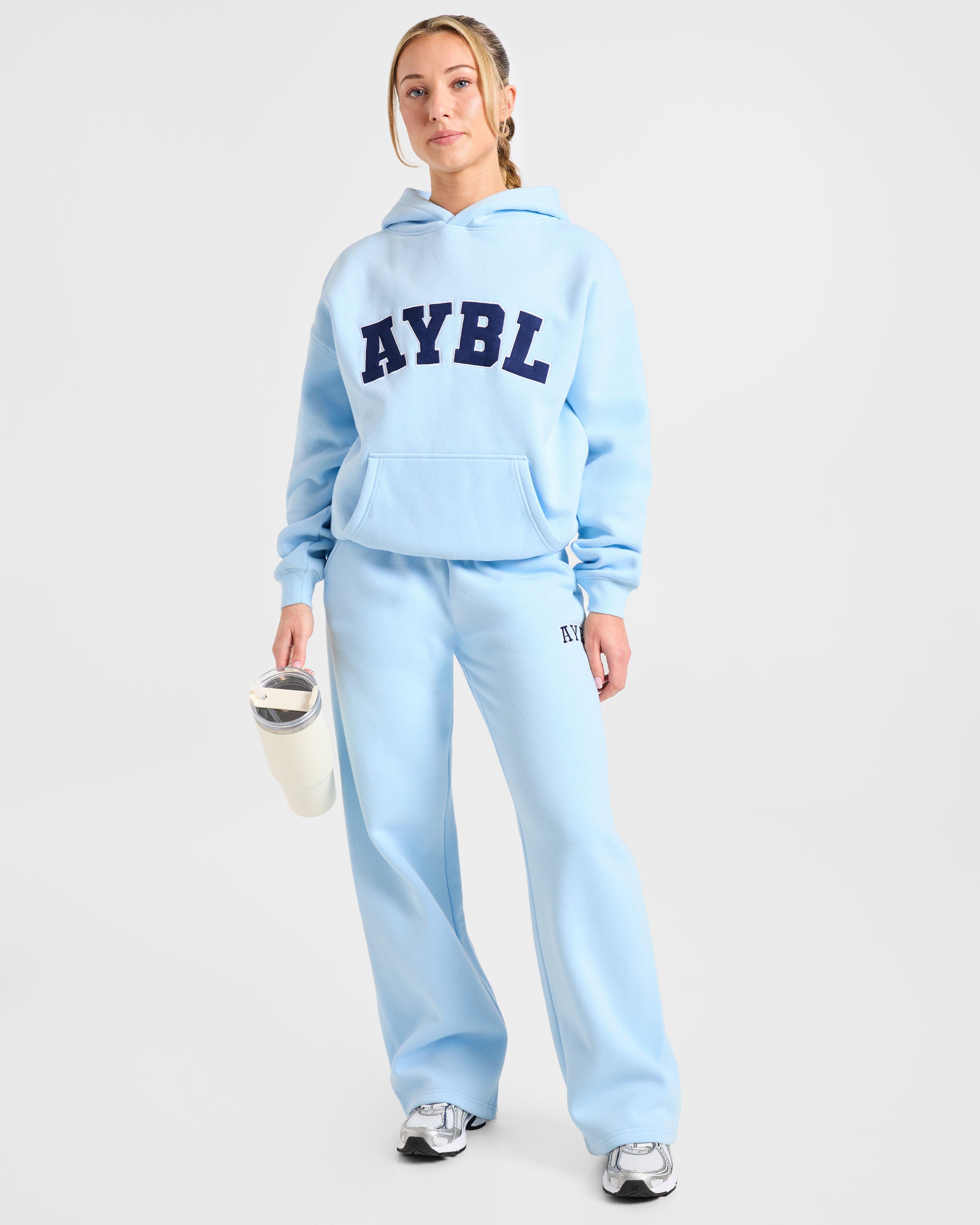 Varsity 2.0 Oversized Straight Leg Joggers - Blue/Navy