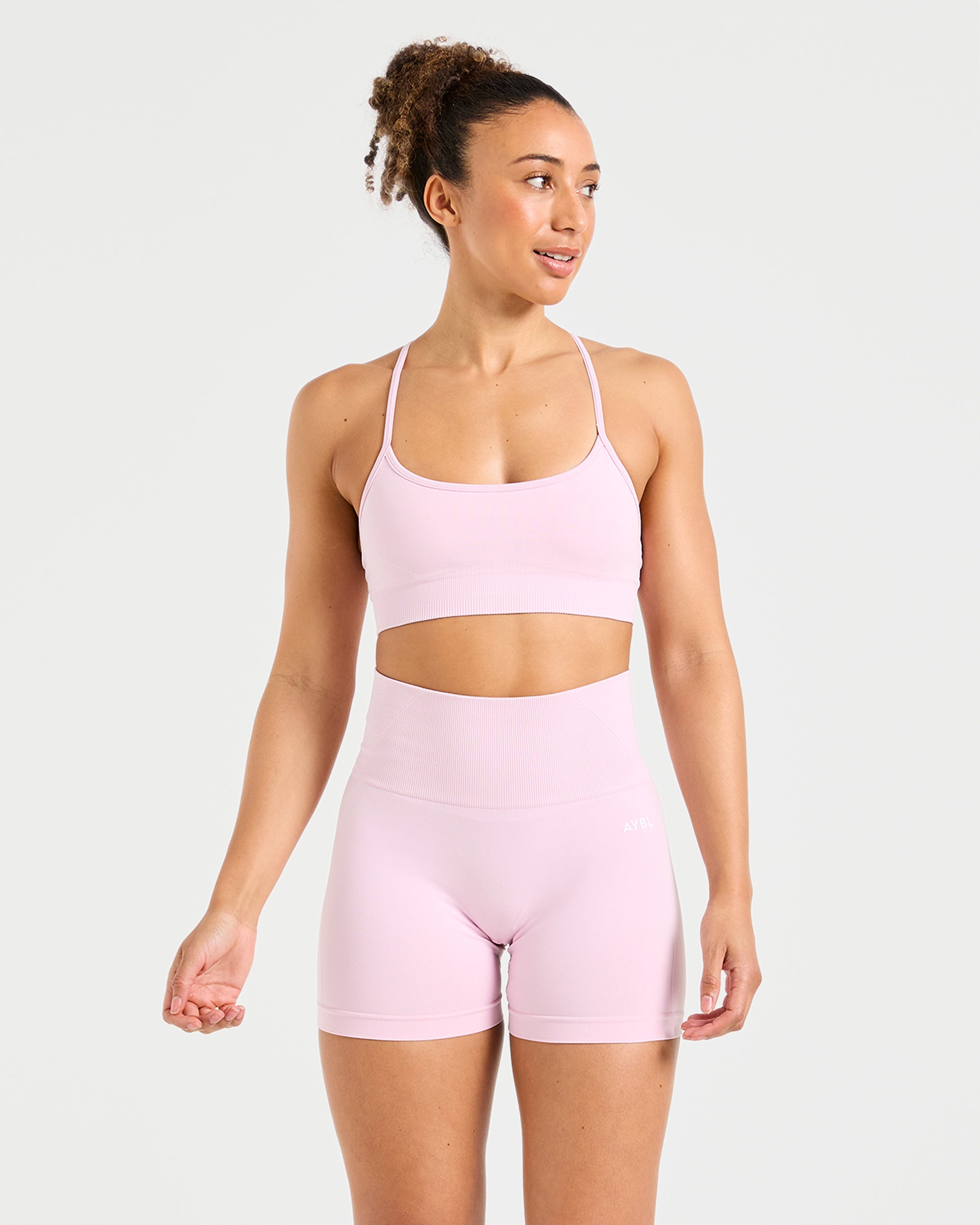 Empower Seamless Shorts - Iced Rose
