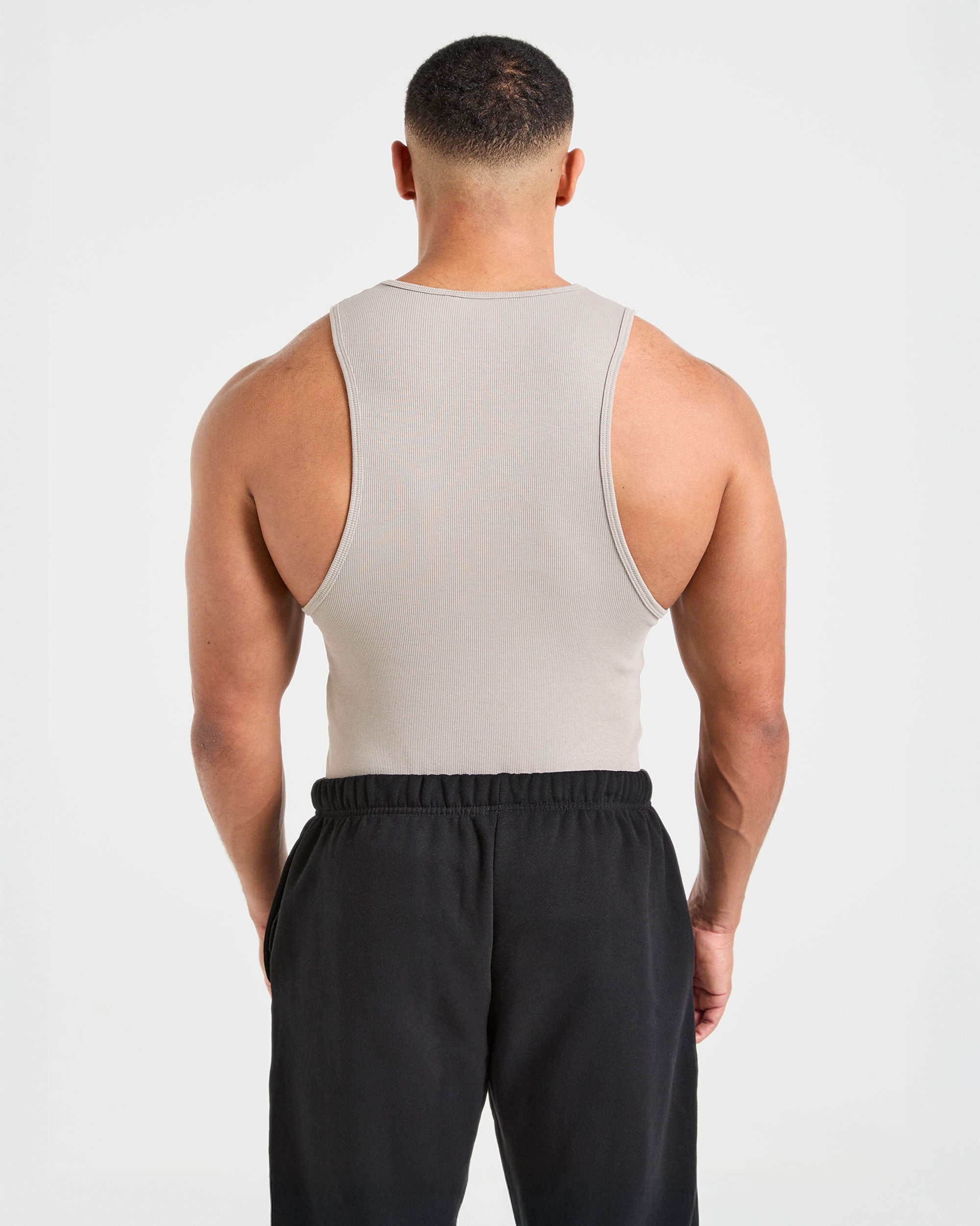 Muscle Ribbed Tank - Cloud Gris