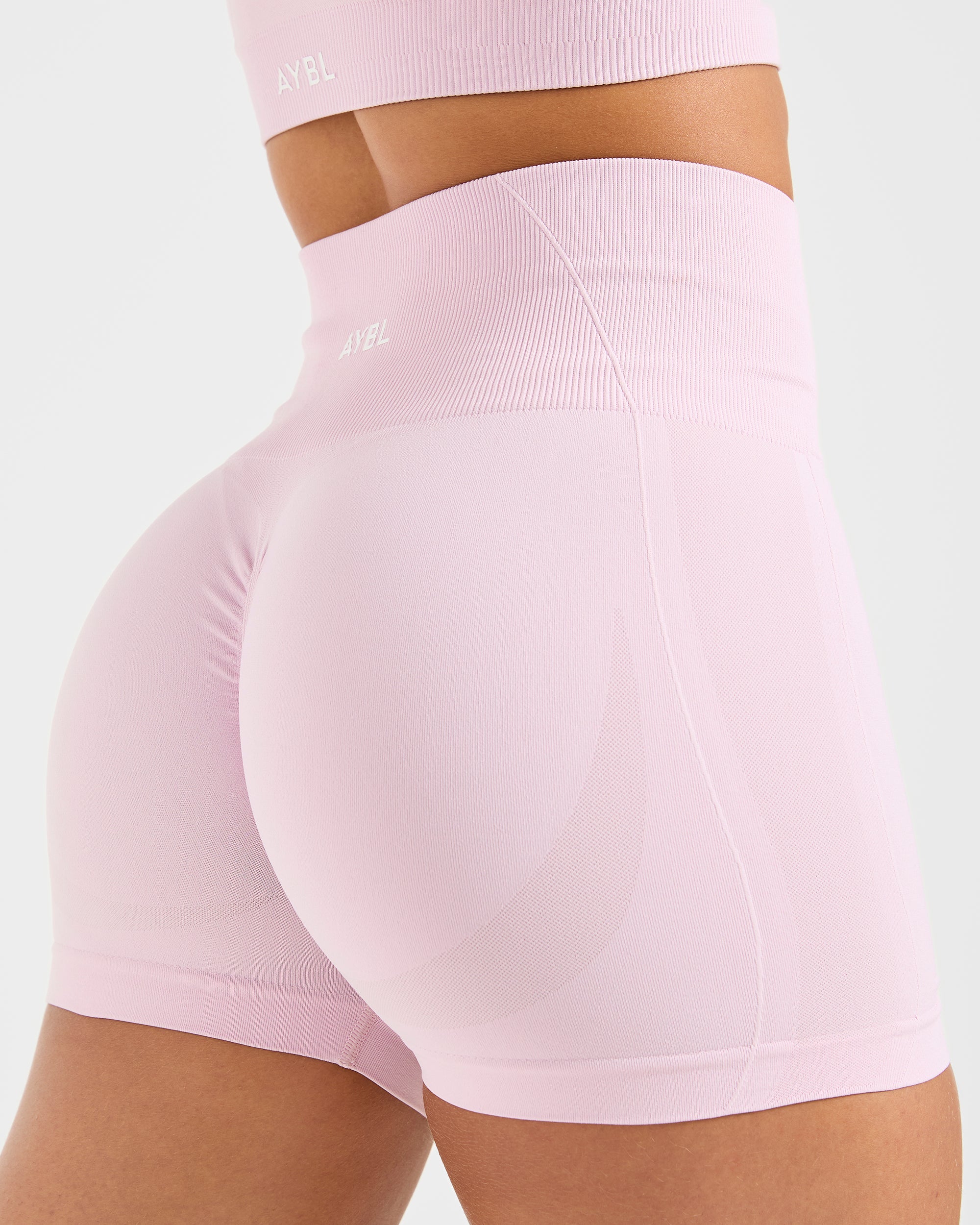 Empower Seamless Shorts - Iced Rose