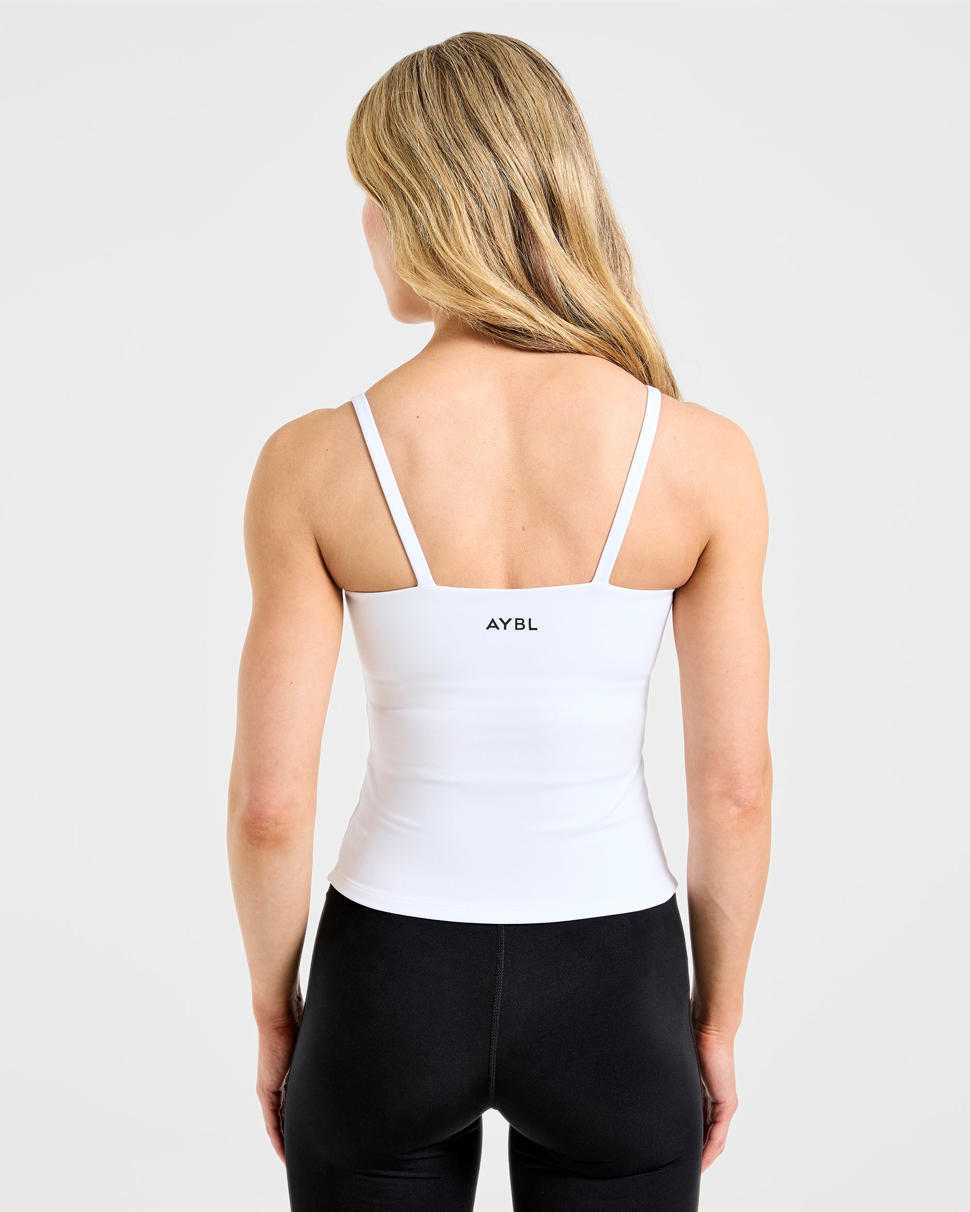 Essential Strappy Tank Top - Blanc